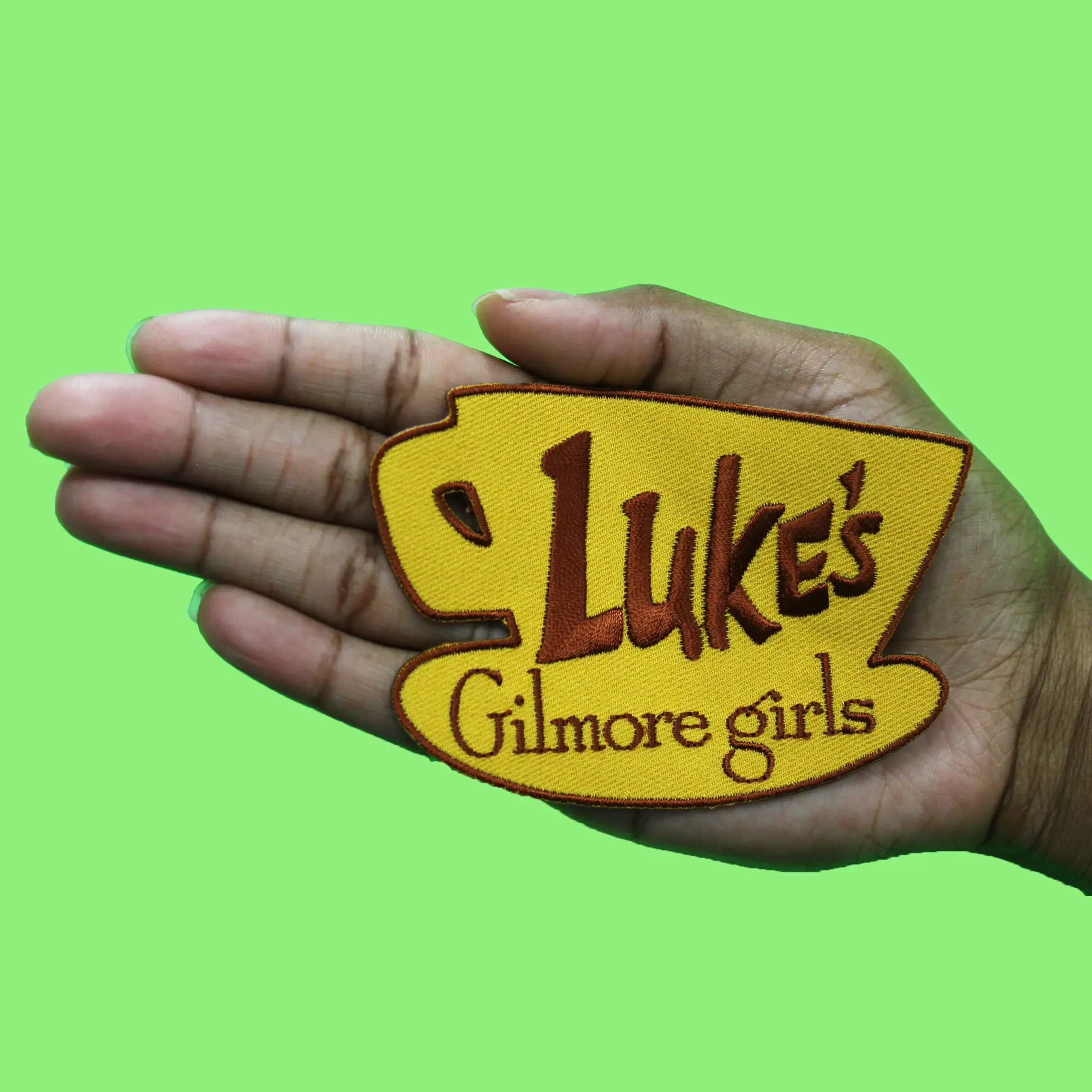 Gilmore Girls TV Patch Luke's Coffee Cup Embroidered Iron On - Image 2