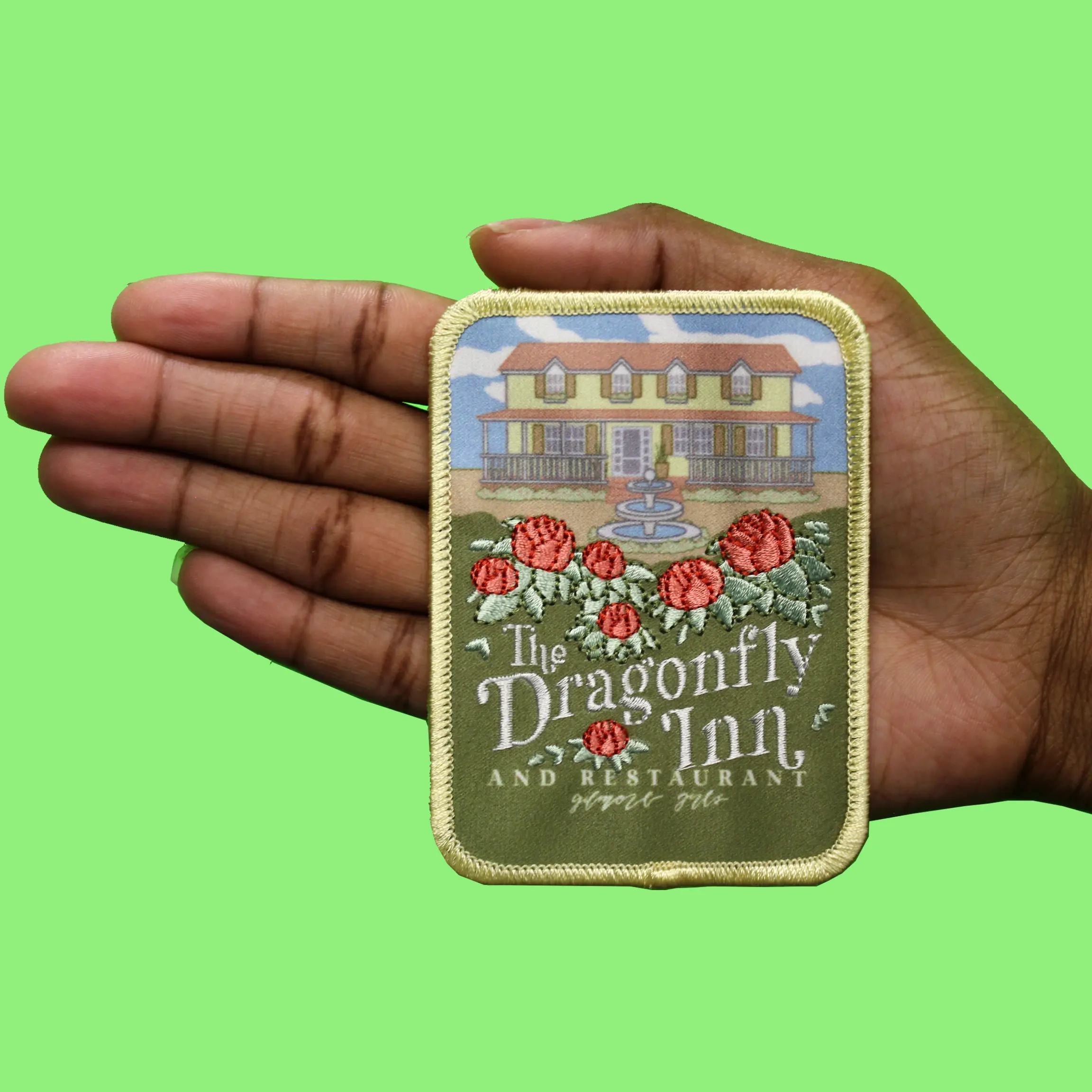 Gilmore Girls TV Patch The Dragonfly Inn Embroidered Iron On - Image 2