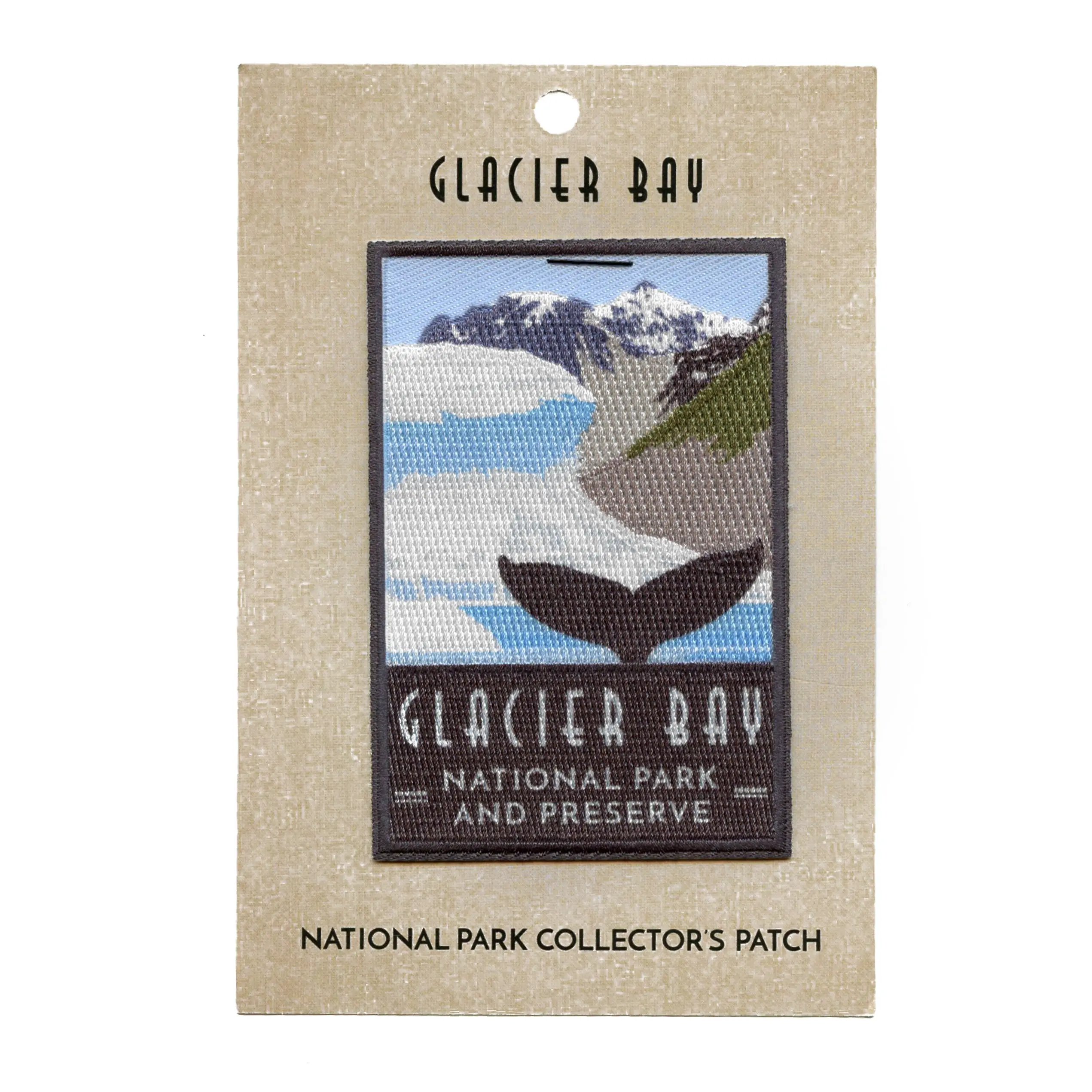 Glacier Bay National Park and Preserve Patch Alaska Travel Embroidered Iron On - Image 2