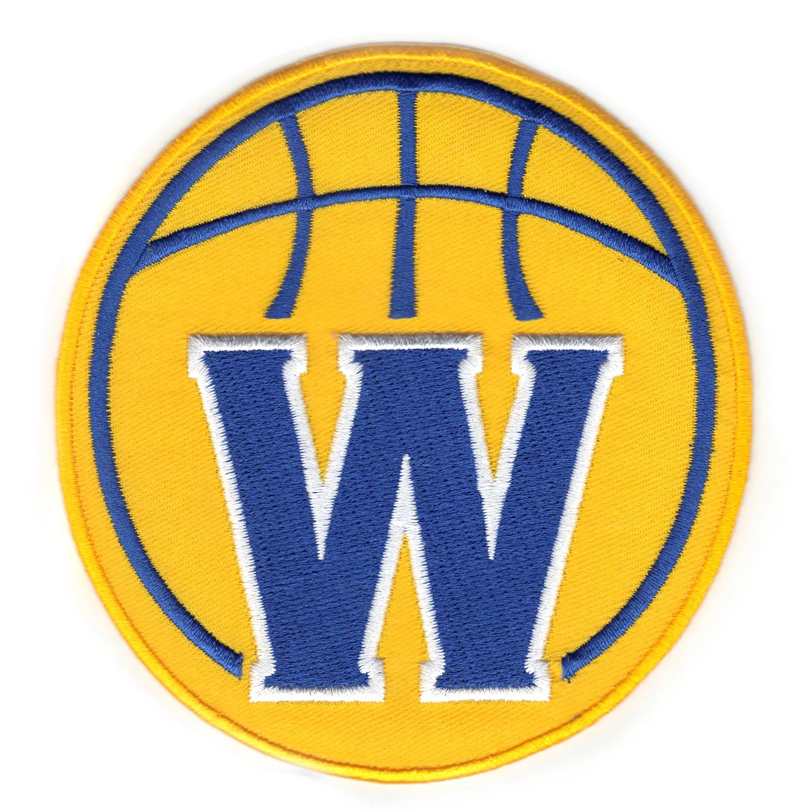 Golden State Warriors Secondary Yellow Round W Patch