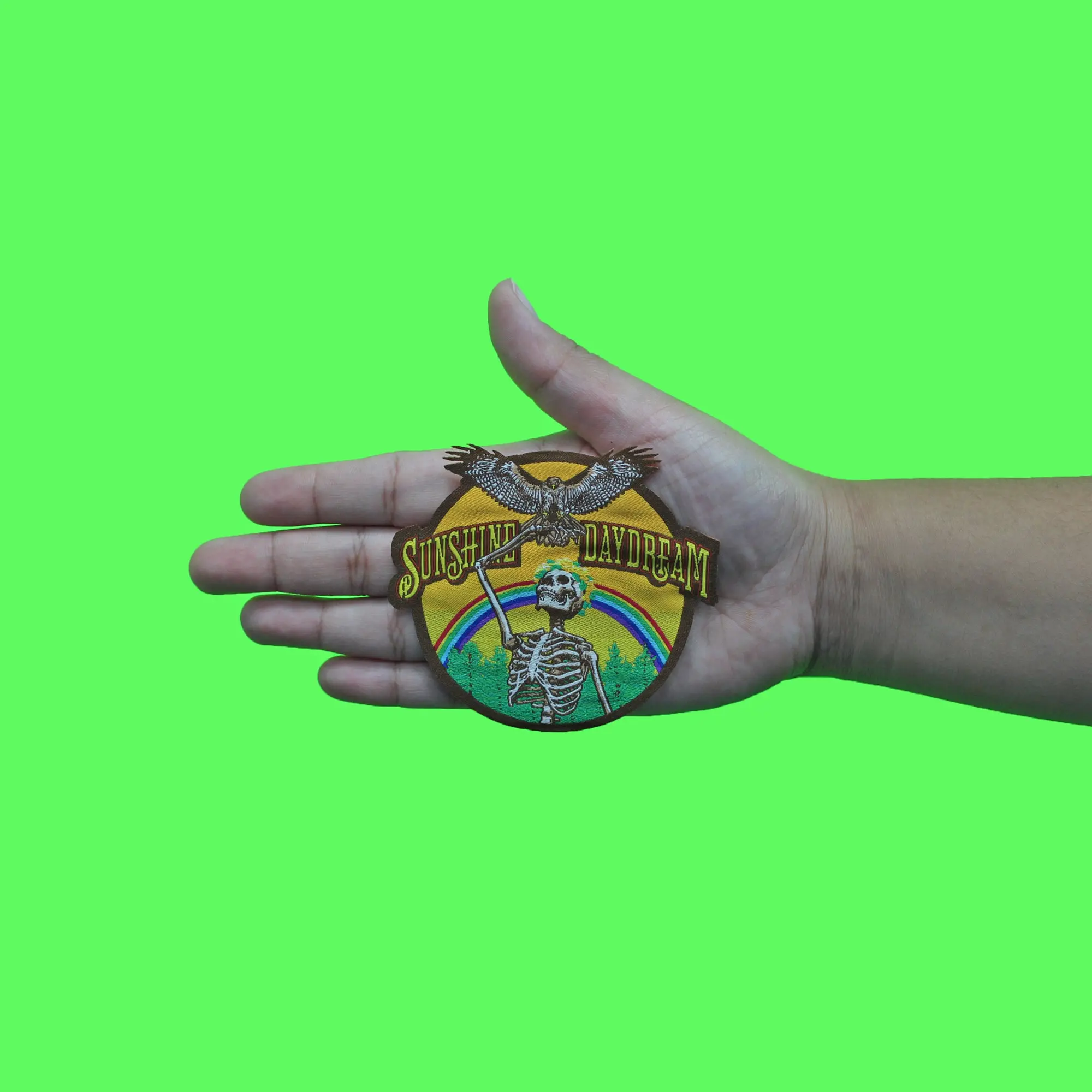 Grateful Dead Sunshine Daydream Patch American Rock Band Embroidered Iron On - Image 2