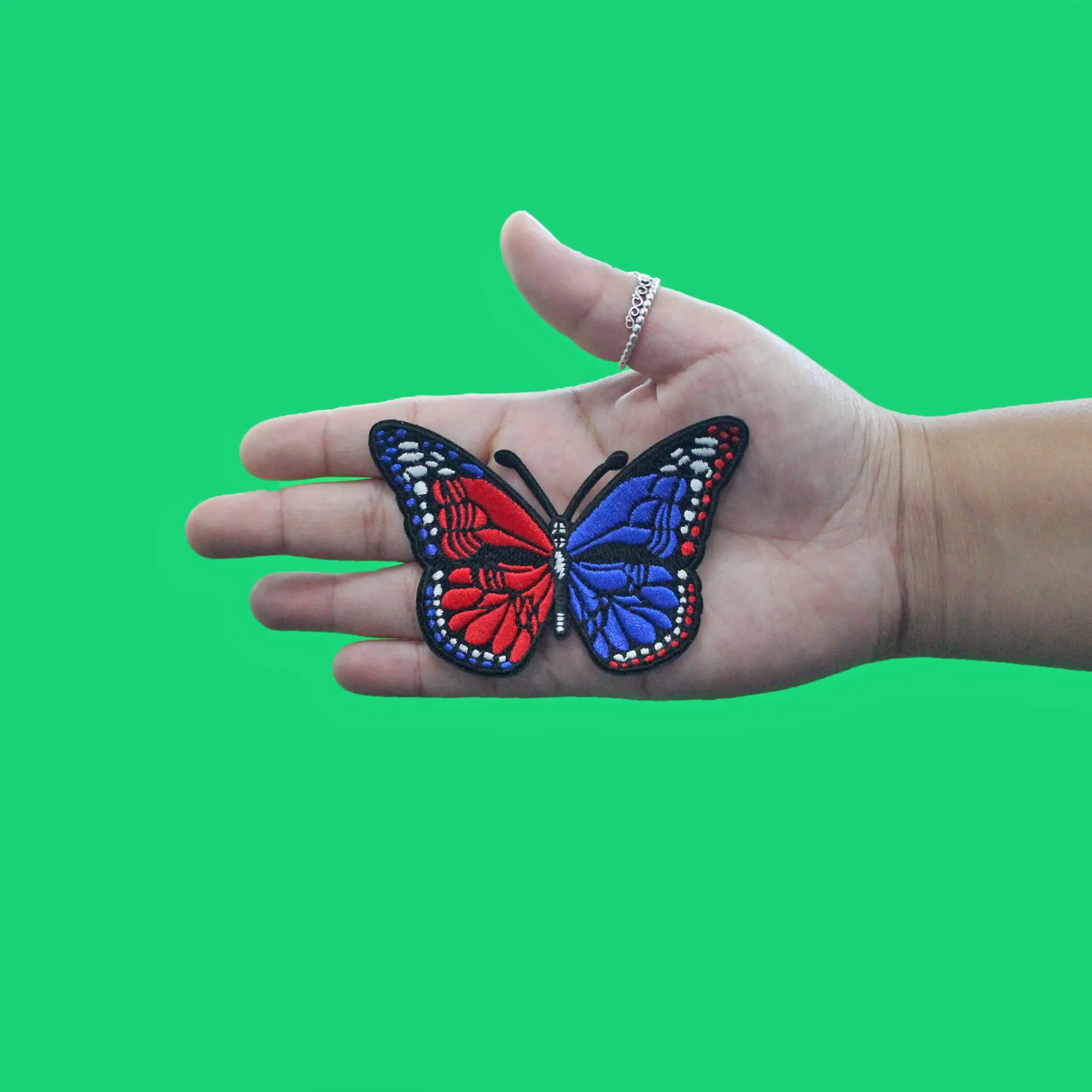 Grateful Dead SYF Butterfly Patch Rock Band Embroidered Iron On - Image 2