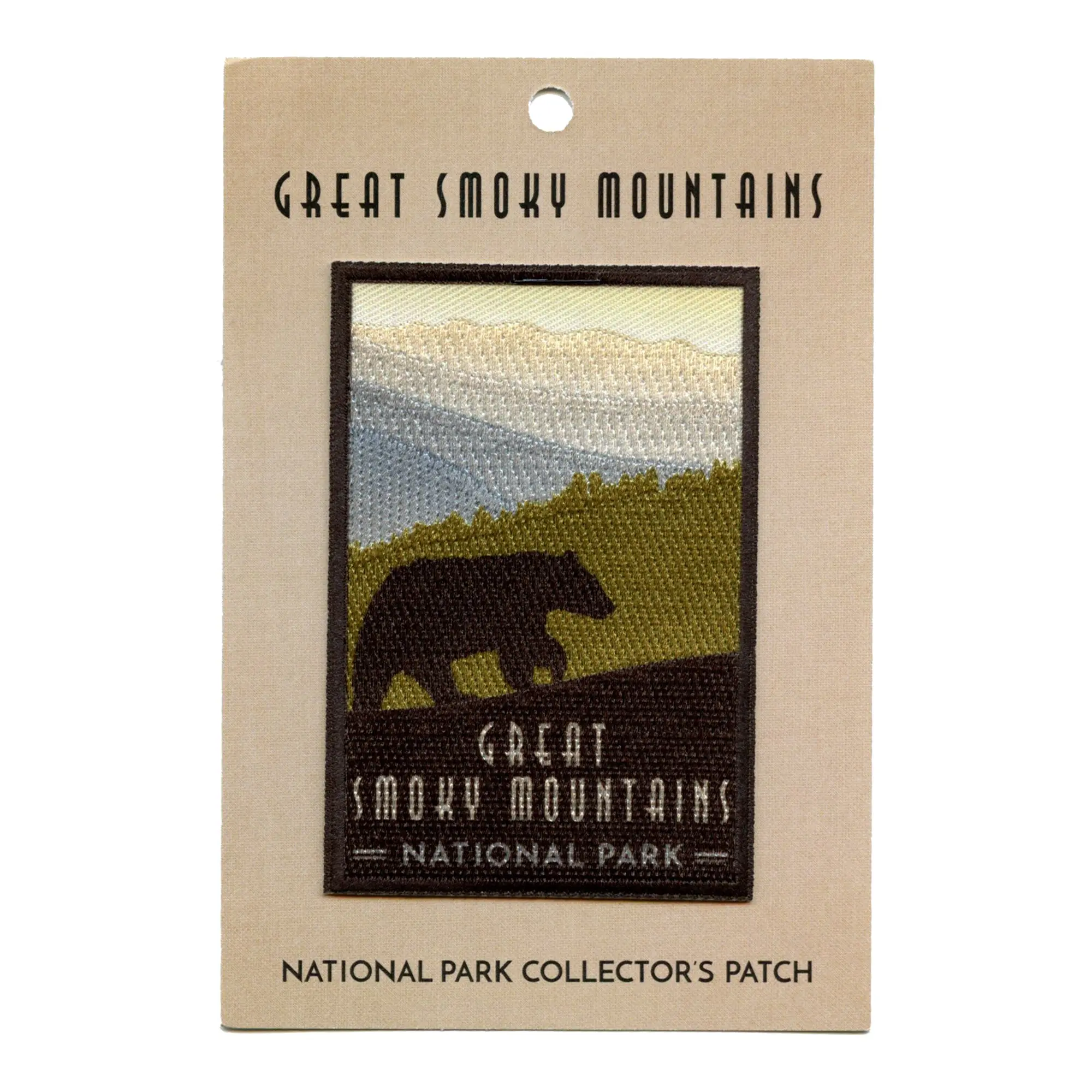 Great Smoky Mountains National Park Patch Travel Bear Tennessee Sublimated Iron On - Image 2