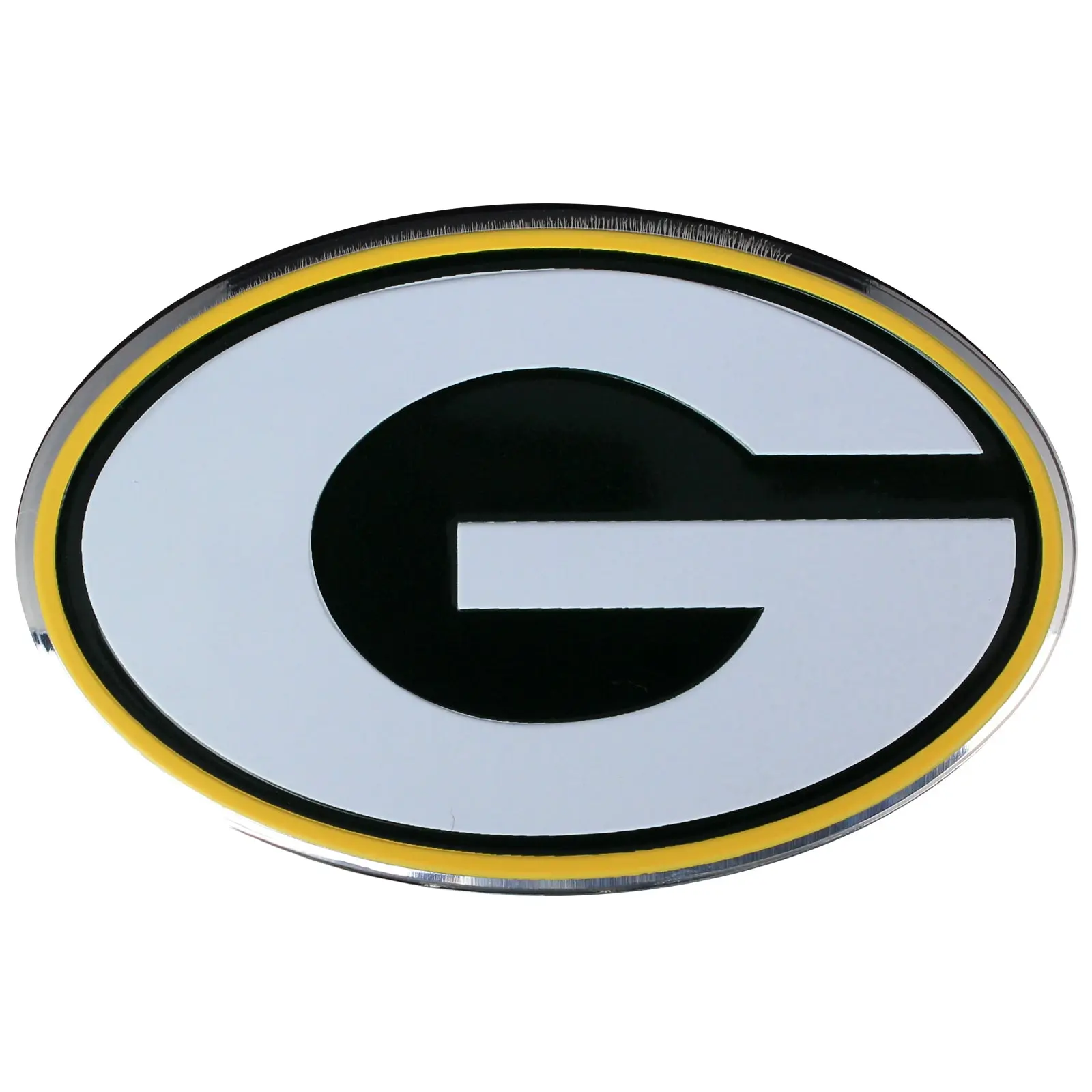 Green Bay Packers Color Aluminum Car Auto Emblem