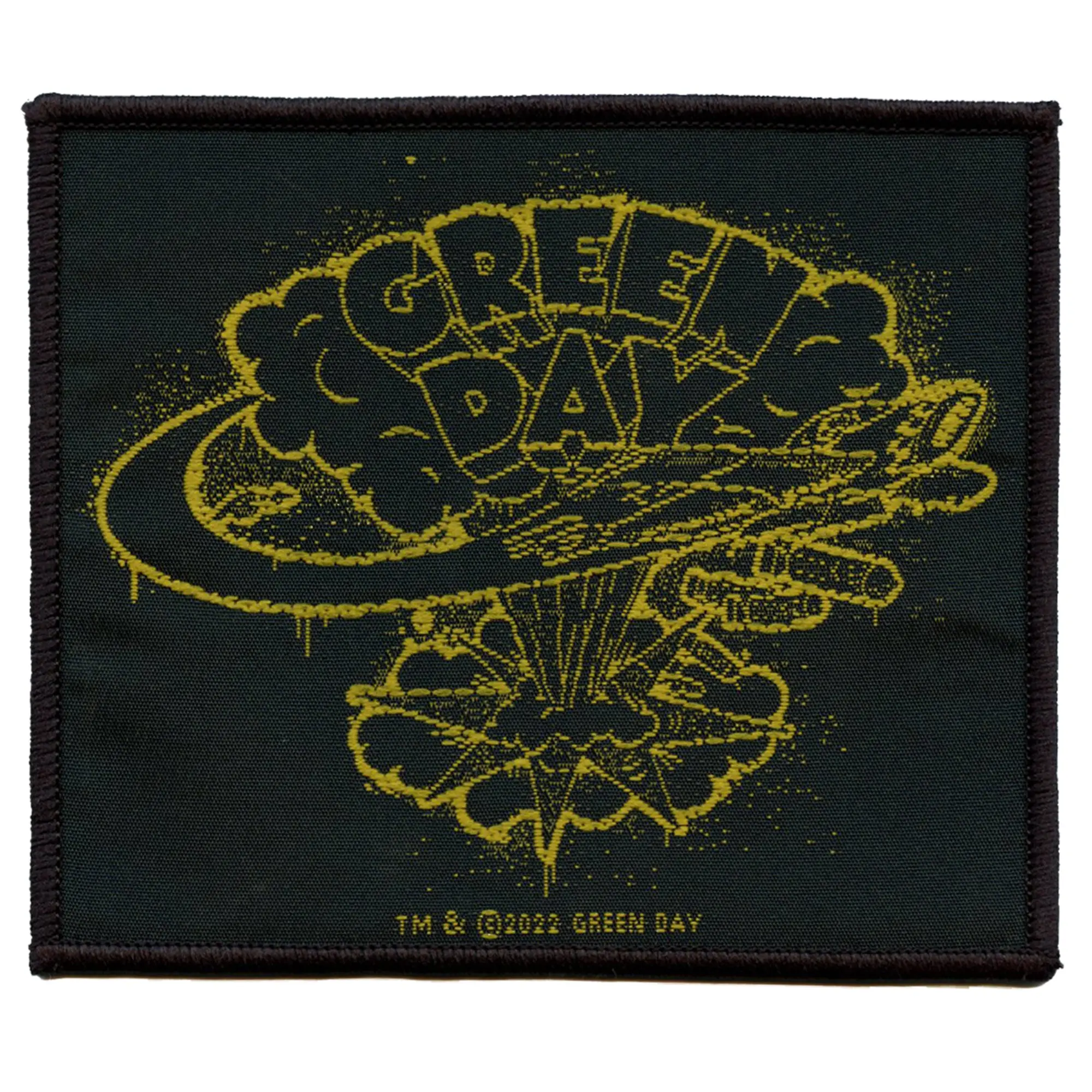 Green Day Dookie Album Patch Punk Rock Band Woven Sew On
