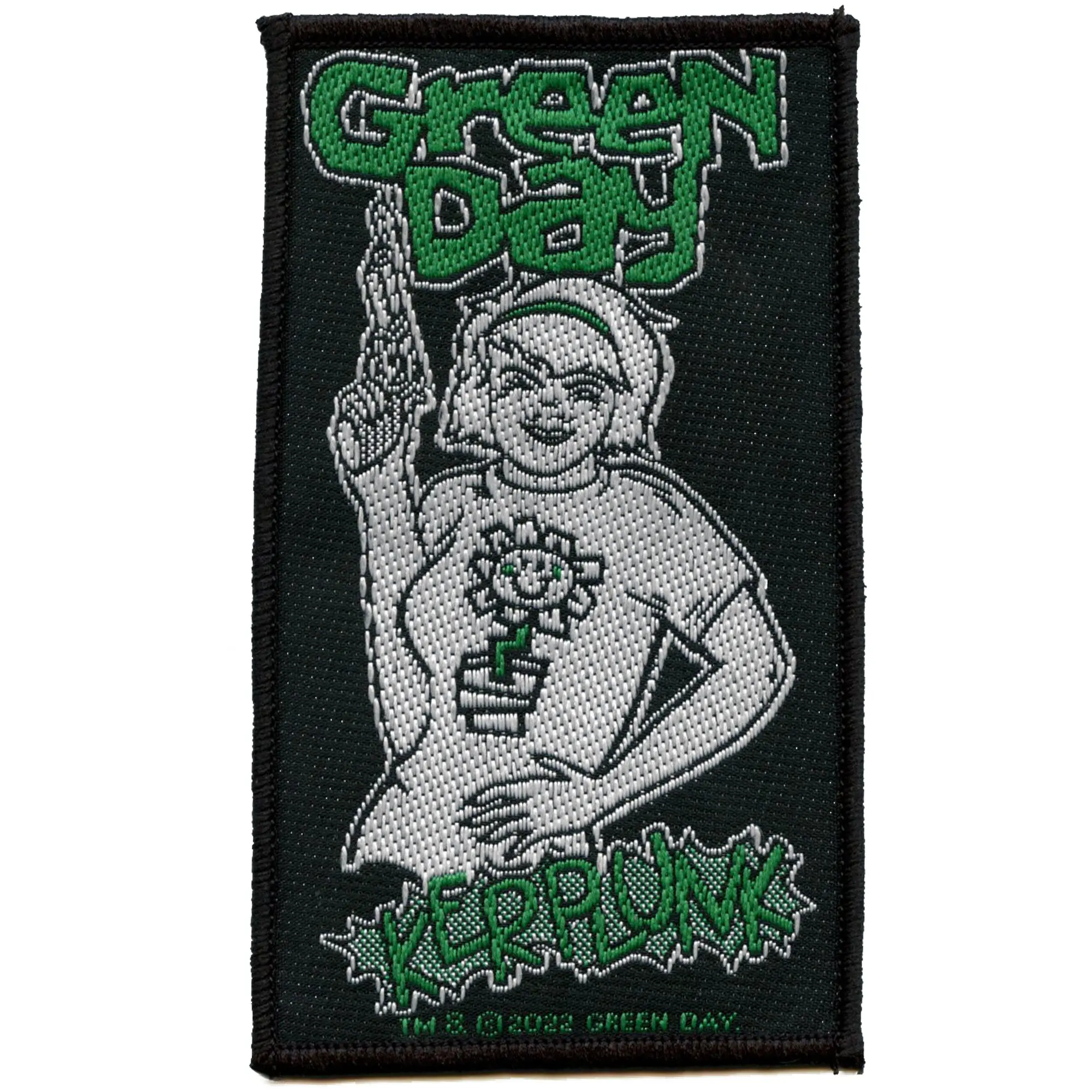 Green Day Kerplunk Patch Punk Rock Band Woven Sew On