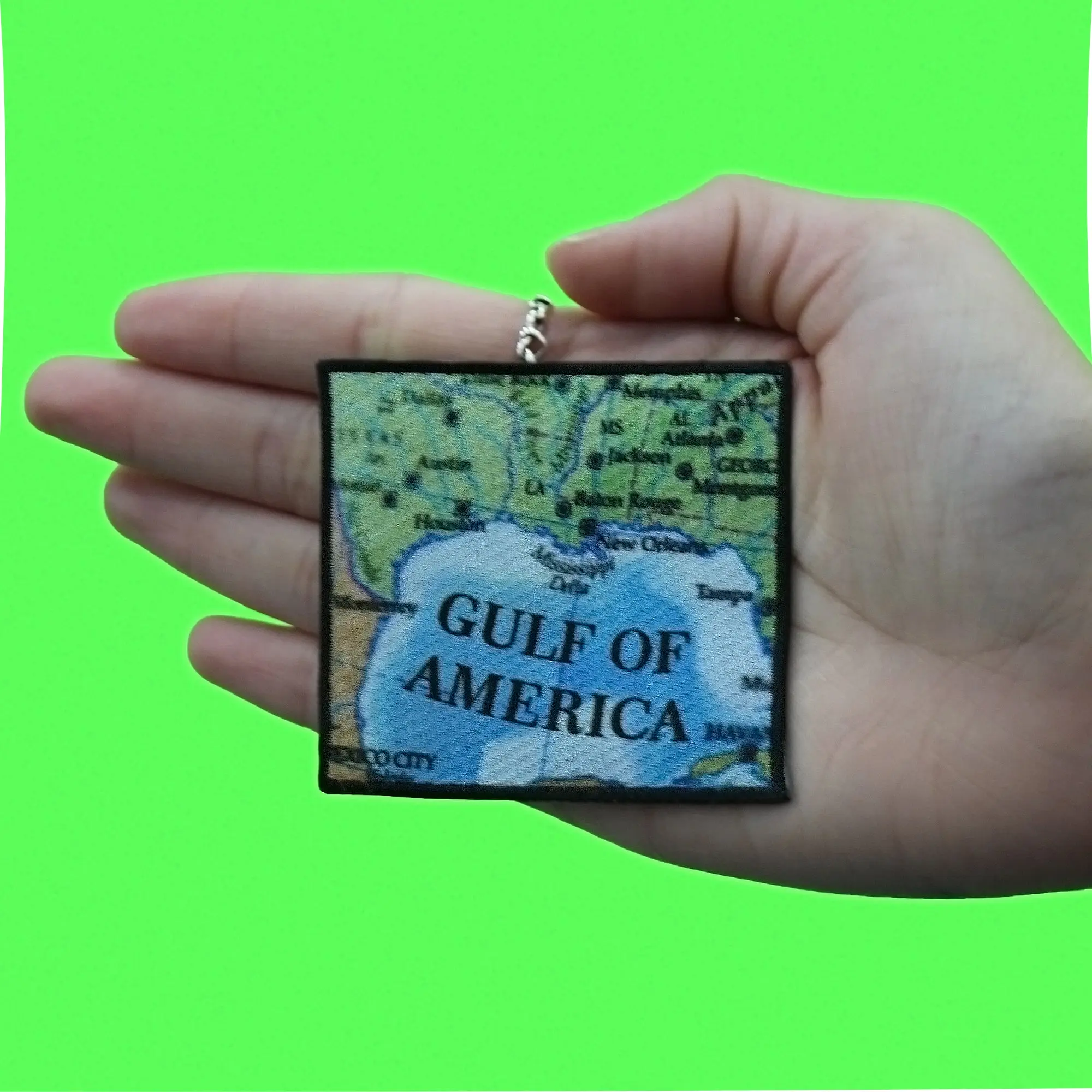 Gulf of America Patch United States Map Sublimated Iron On - Image 2