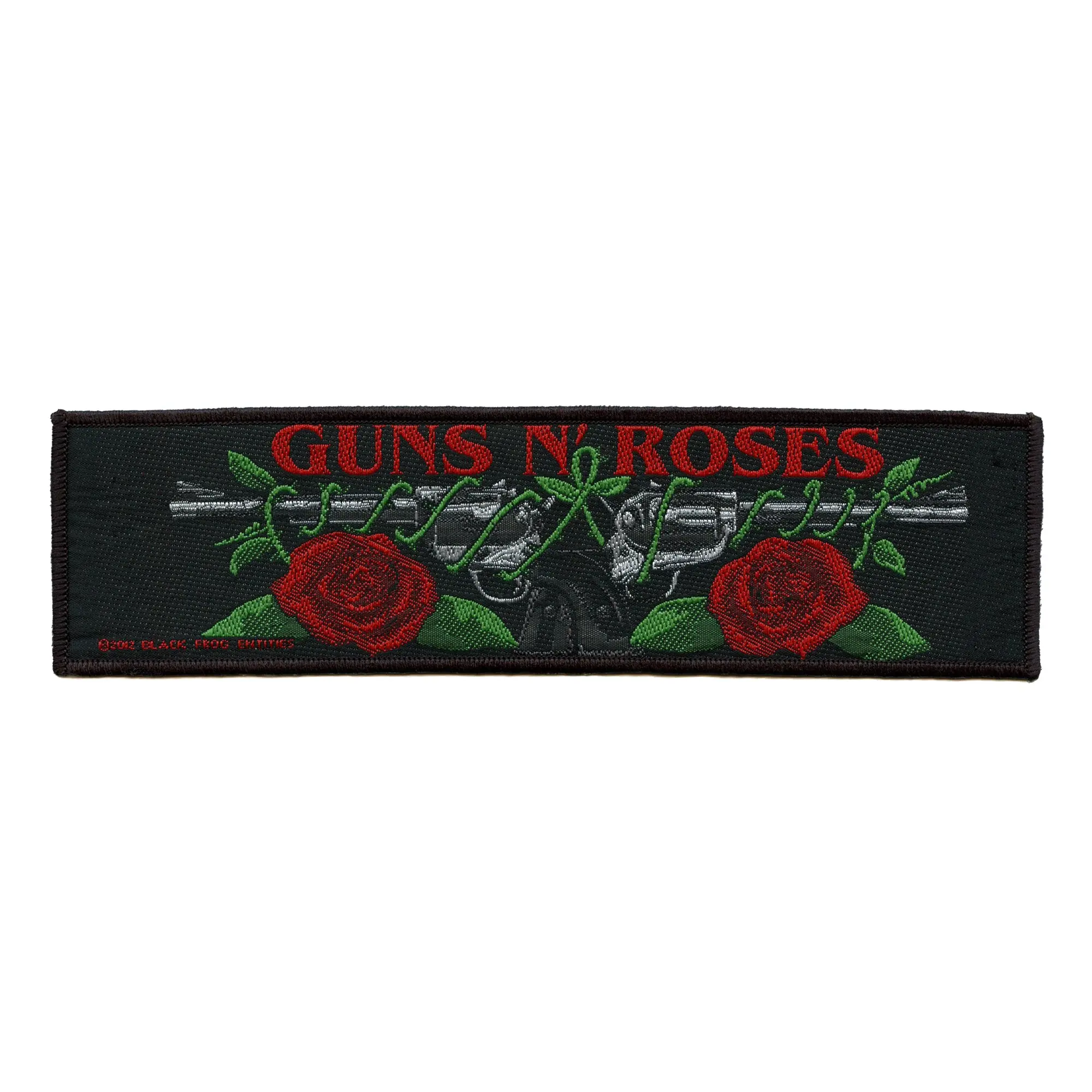 Guns N' Roses Logo Strip Patch Metal Rock Band Woven Sew On