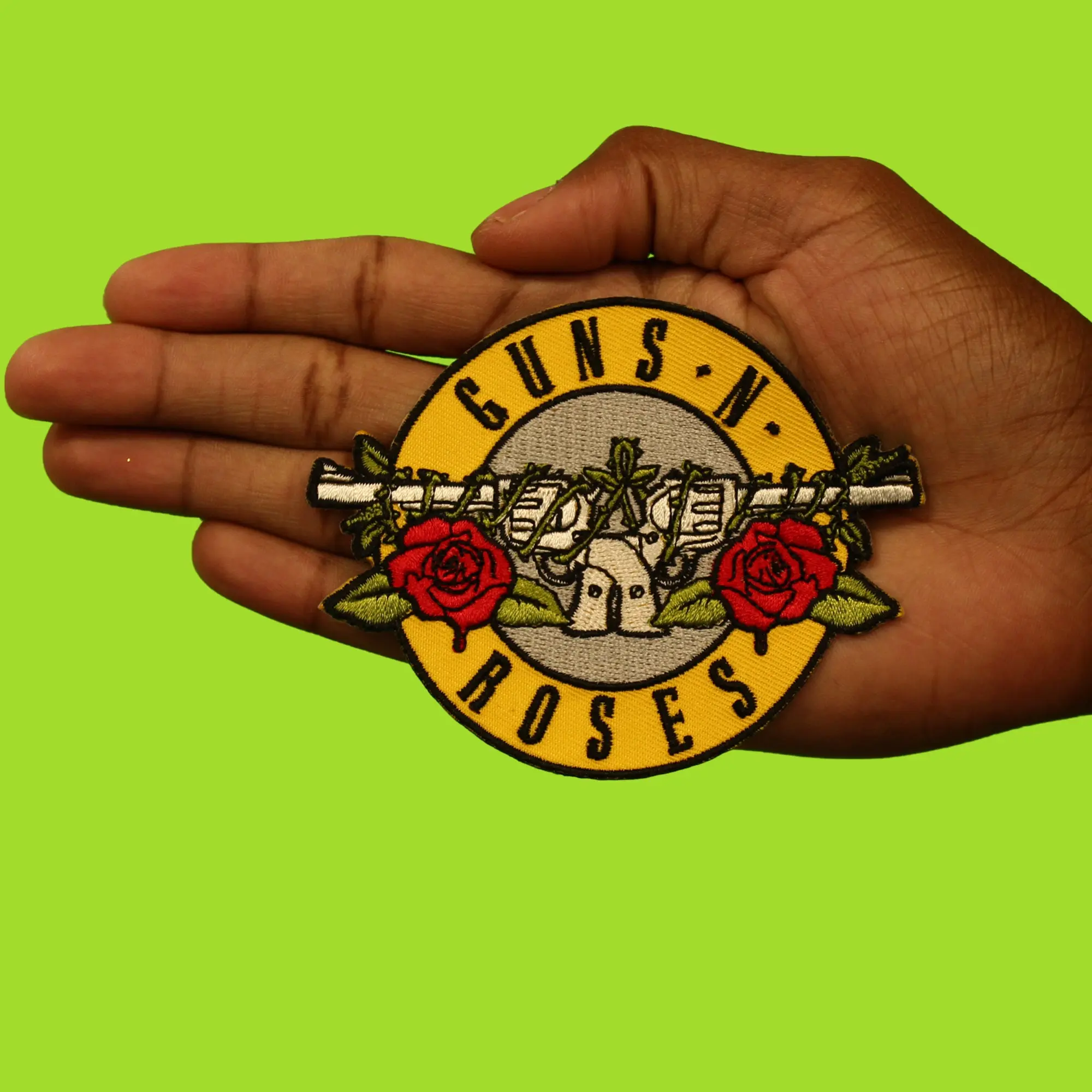 Guns N' Roses Patch Iconic Bullets Logo Embroidered Iron On - Image 2