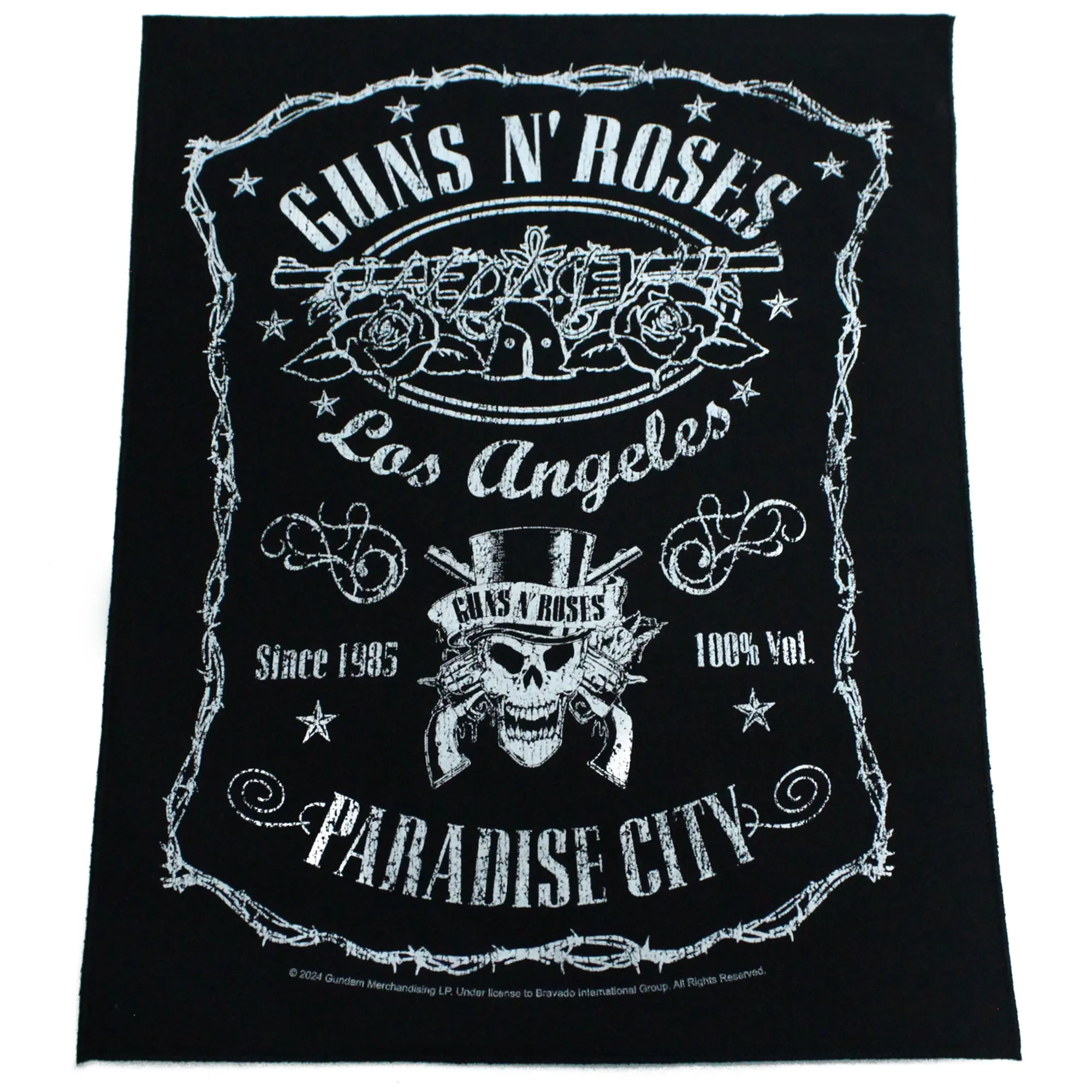 Guns N' Roses Patch Los Angeles Paradise City Rock XL DTG Printed Sew On