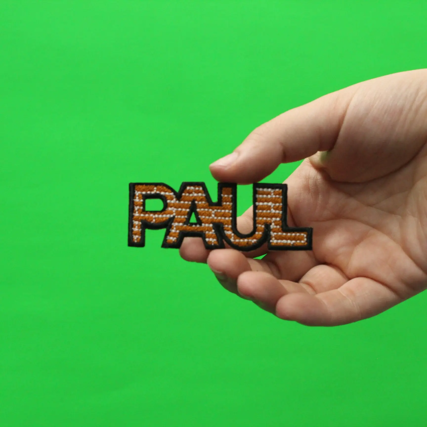 H-Town Paul Wall Brick Script Embroidered Iron On Patch - Image 2