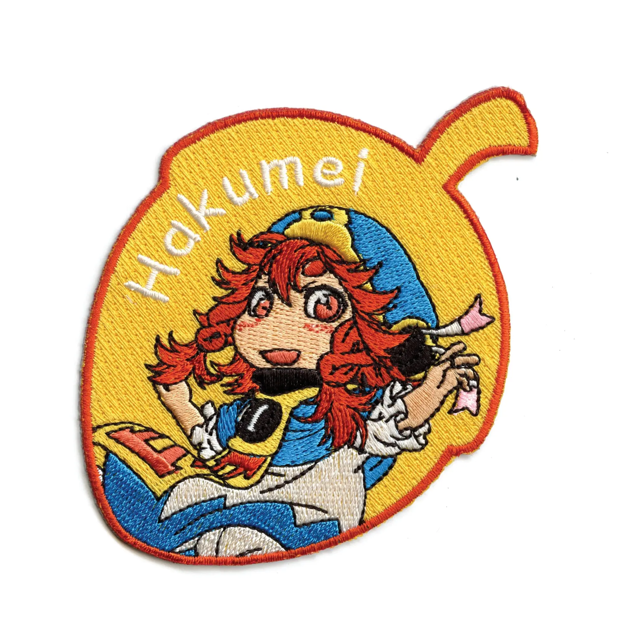 Hakumei and Mikochi Acorn Patch Hakumei Character Embroidered Iron On
