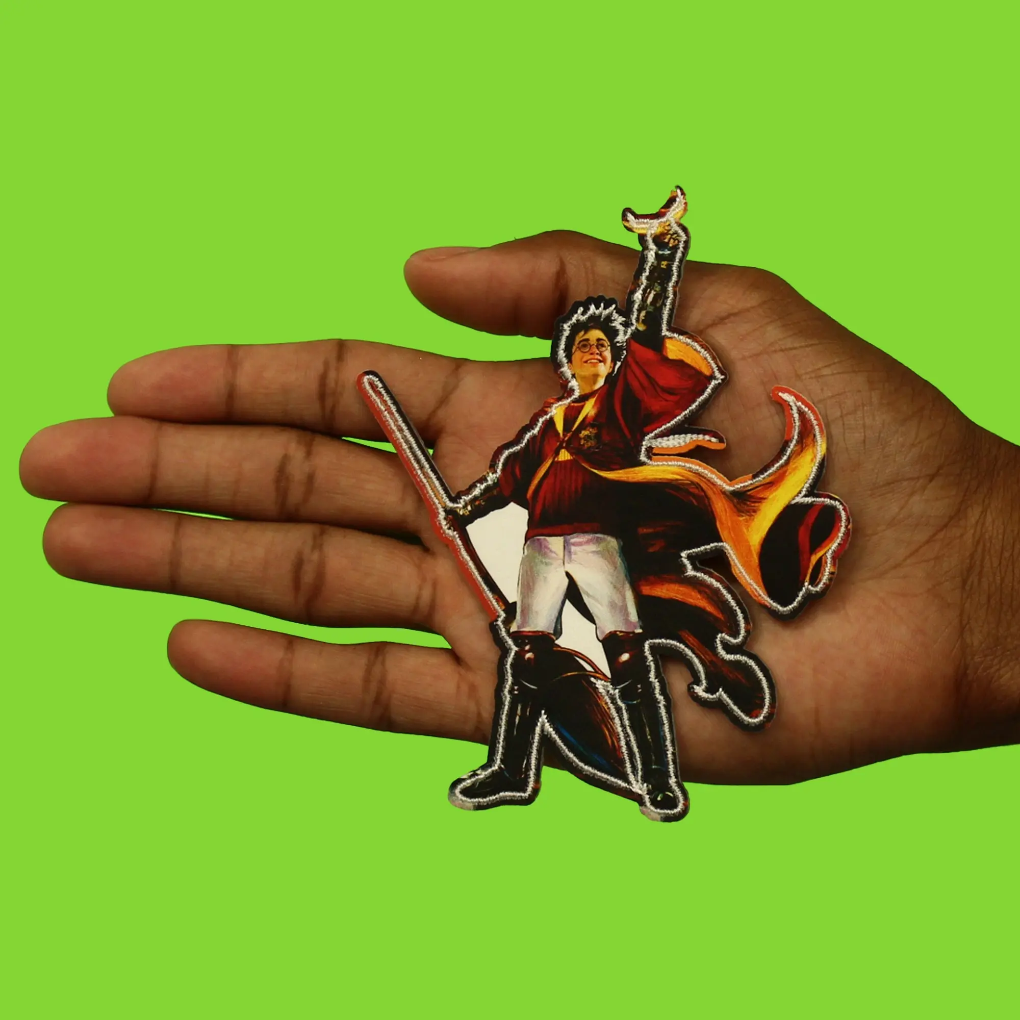 Harry Potter Character Patch Harry With Snitch Embroidered Iron On - Image 2