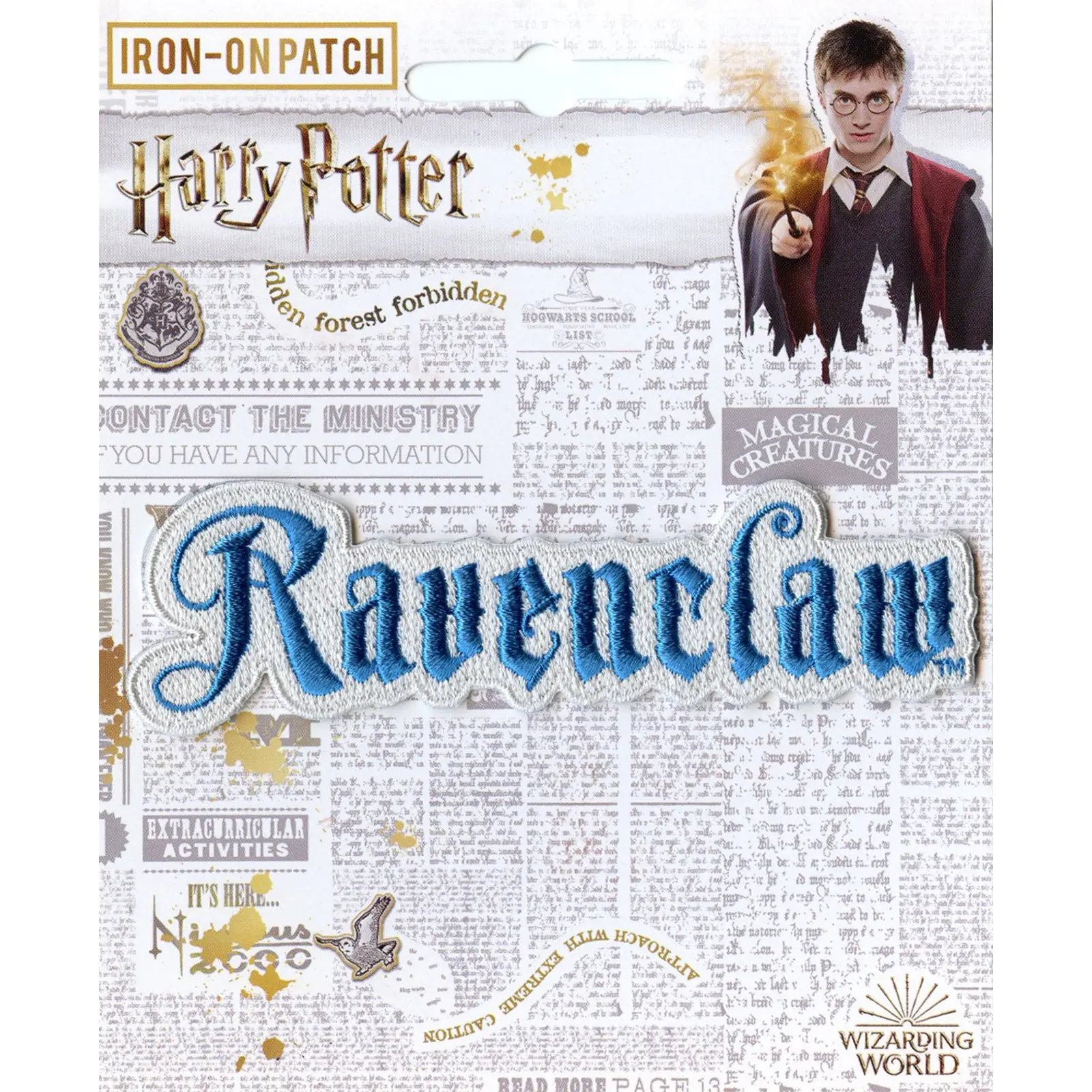 Harry Potter Ravenclaw Embroidered Iron-on Patch