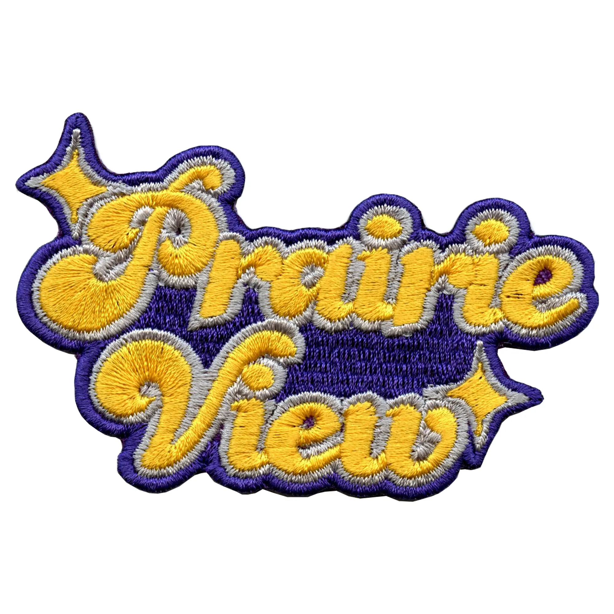 Prairie View Sparkle Patch HBCU College Script Embroidered Iron On