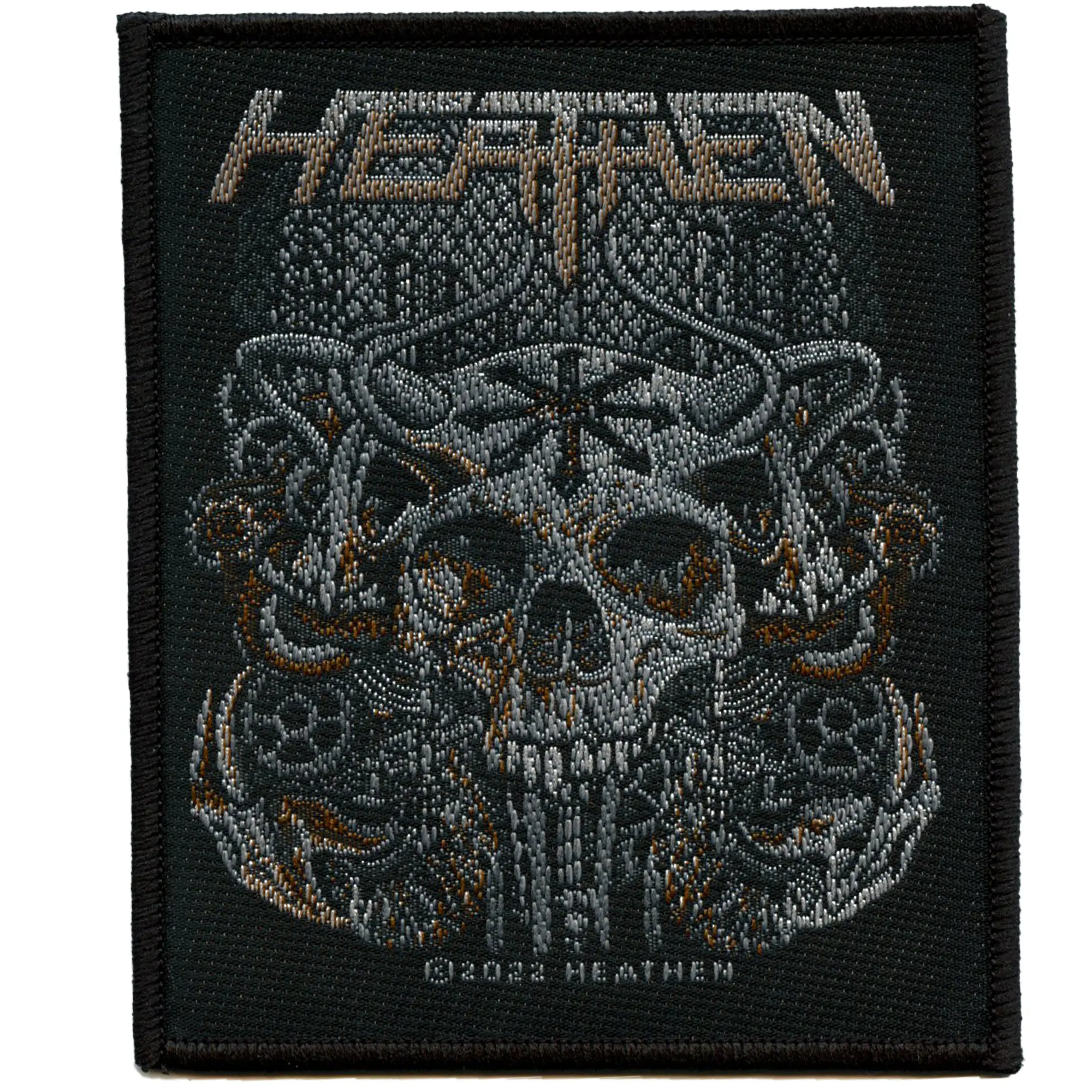 Heathen Rock Band Patch Chaos Of Evolution Woven Sew On