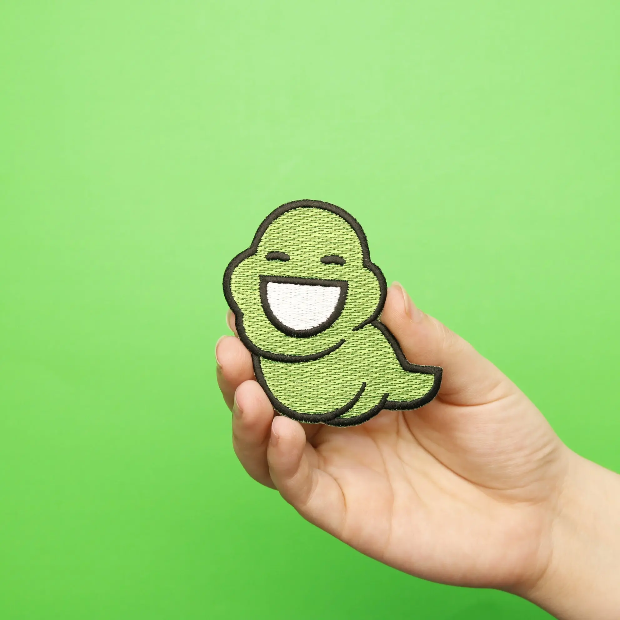Official Homestuck John Egbert Slime Ghost Embroidered Iron On Patch - Image 2