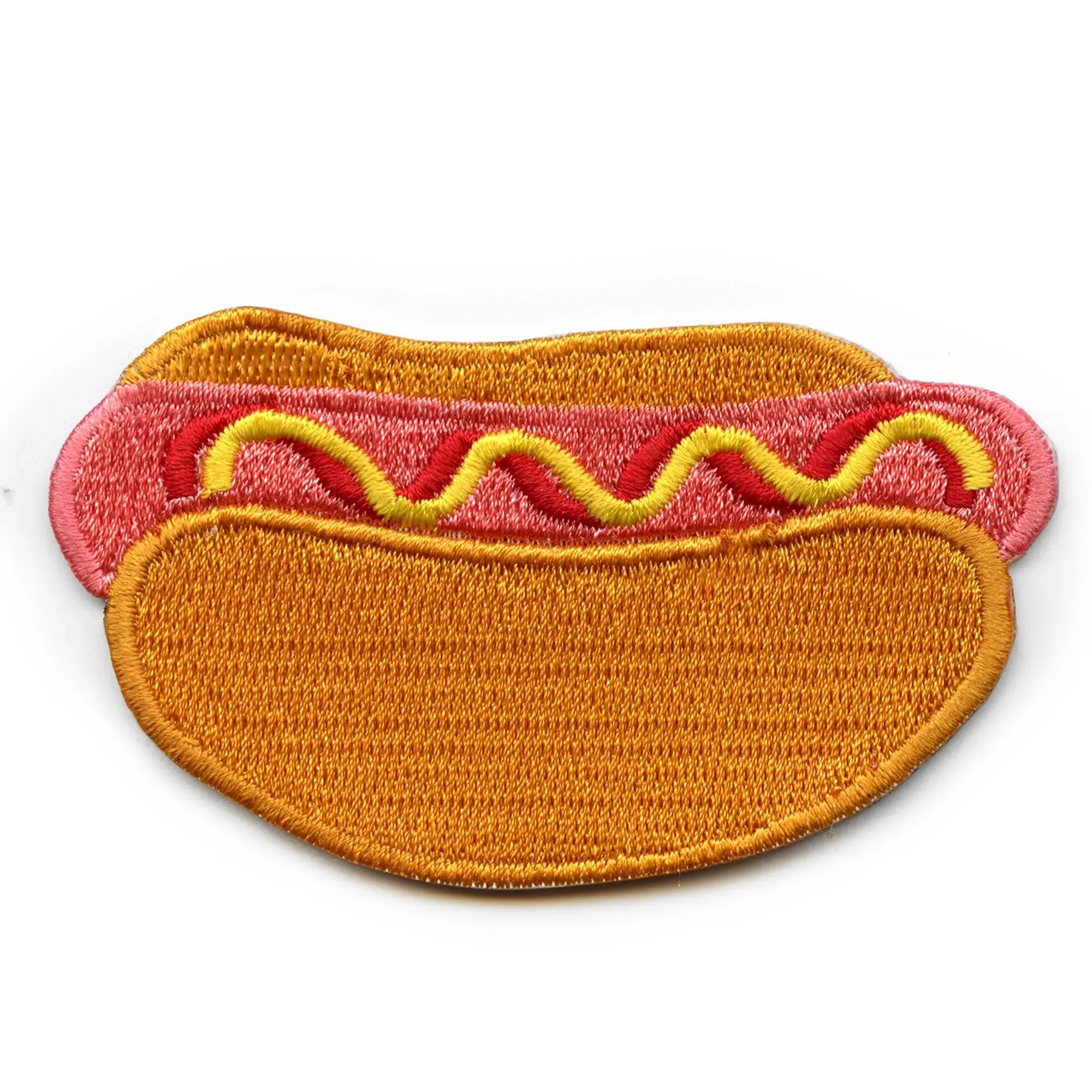 Hot Dog Food Embroidered Iron On Patch
