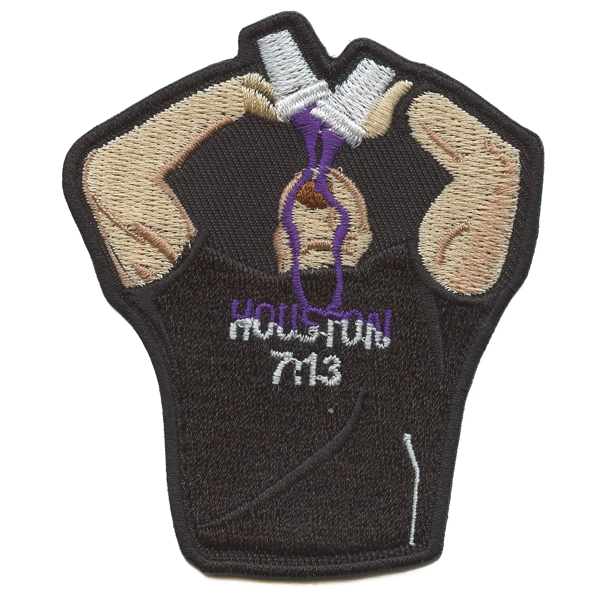 Houston 713 Lean Patch Funny Wrestling Fandom Embroidered Iron On