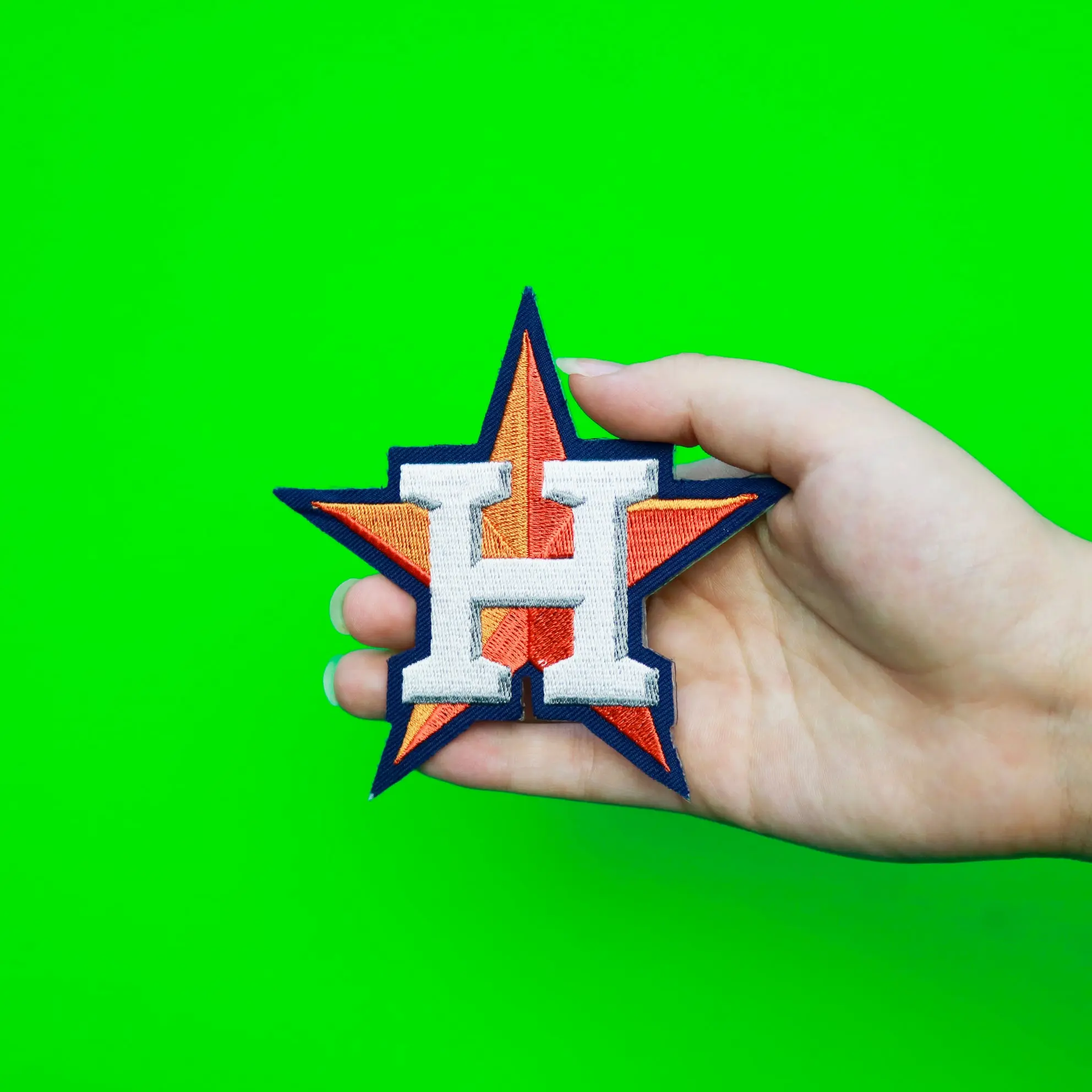 Houston Astros Star Hat Logo Batting Practice Jersey Sleeve Patch (2013) - Image 2
