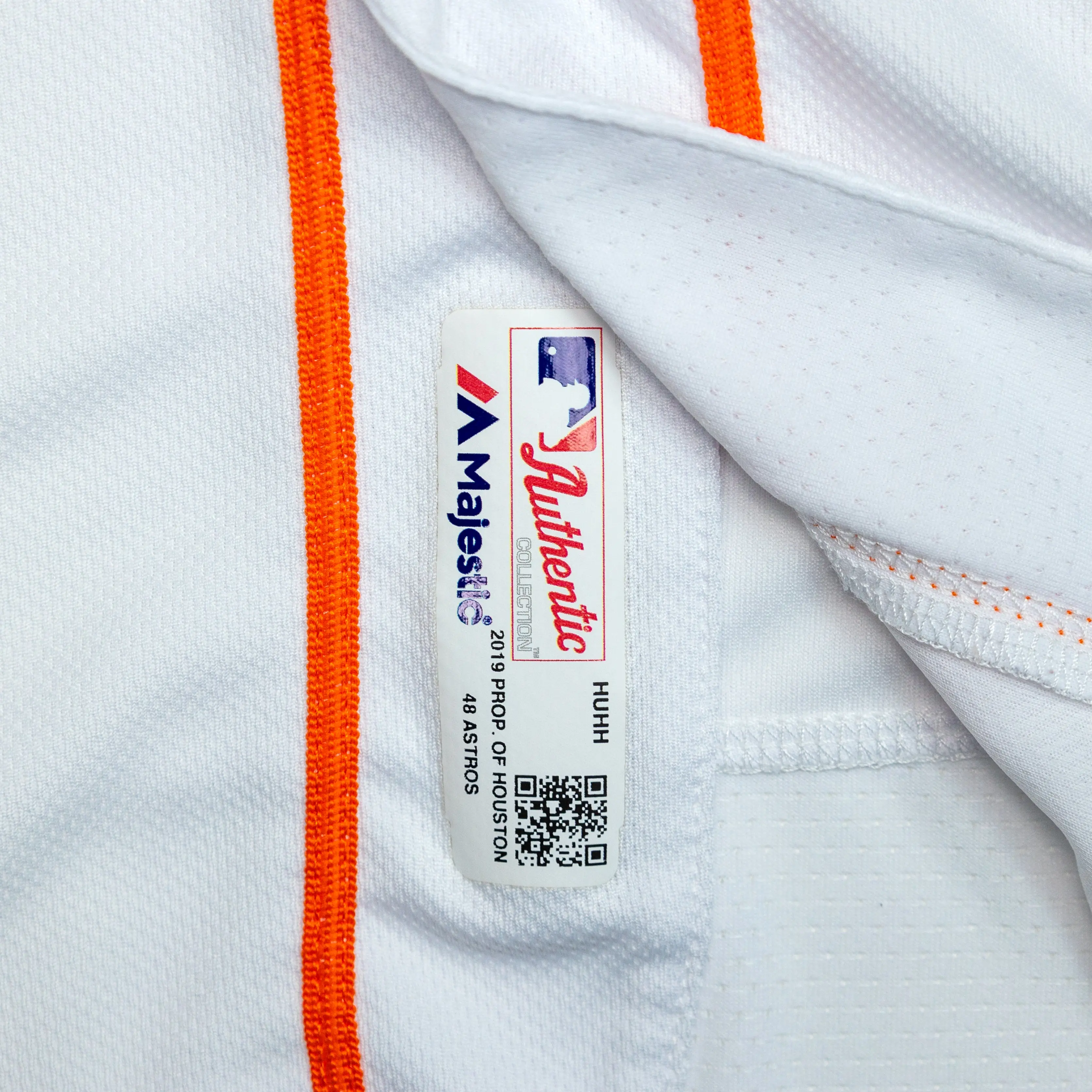 2019 Houston Astros White Authentic Team Issued José Altuve On-field Jersey - Image 3
