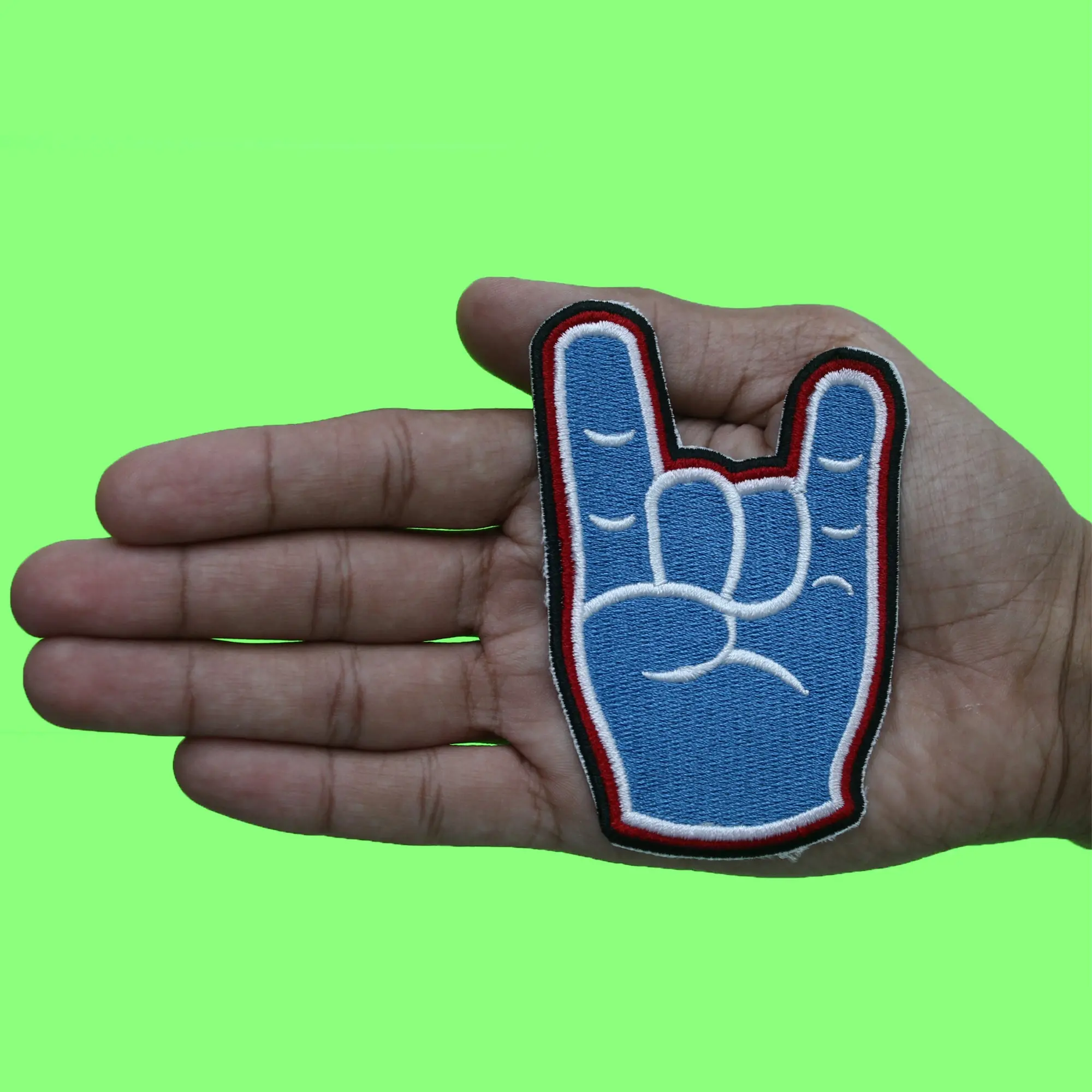 Houston H Hand Patch Sport Football Team Embroidered Iron On - Image 3