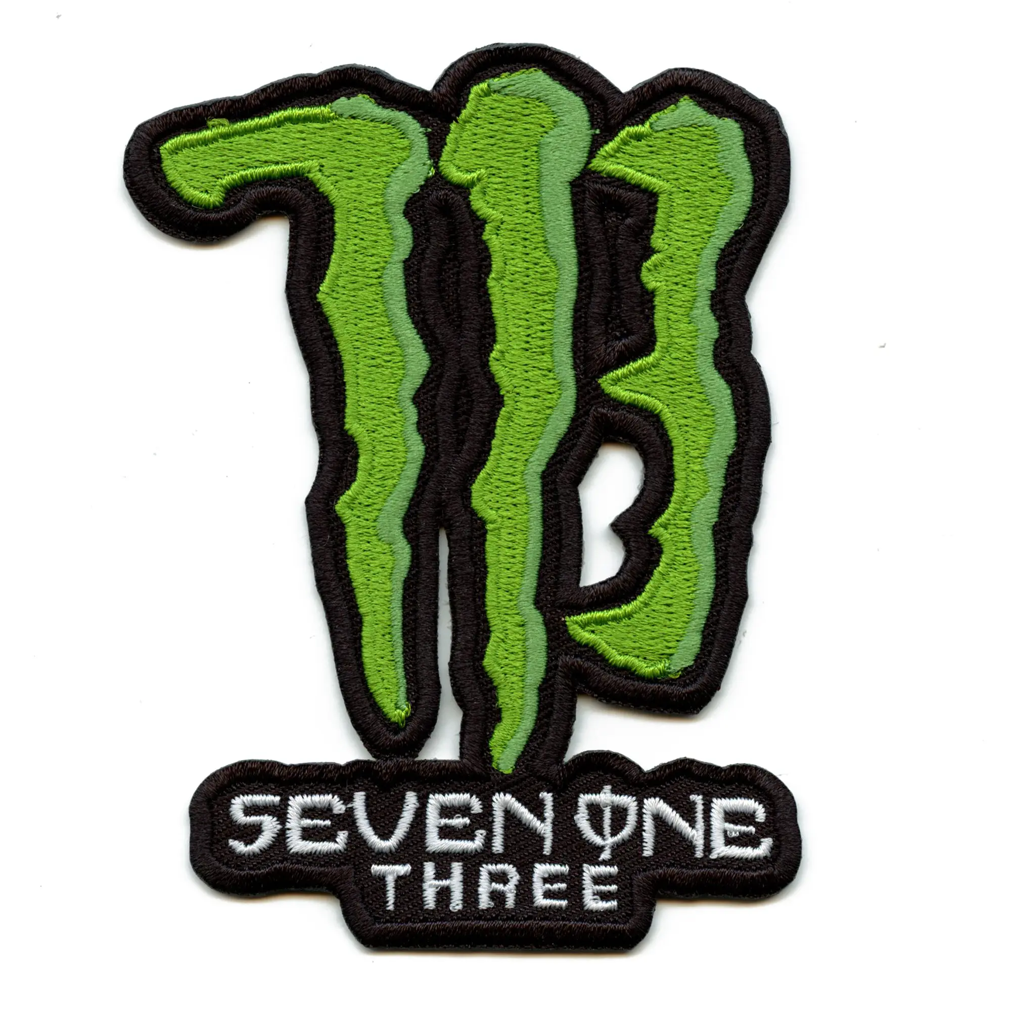 Houston Seven One Three Patch Trill Energy Drink Embroidered Iron On - Image 2