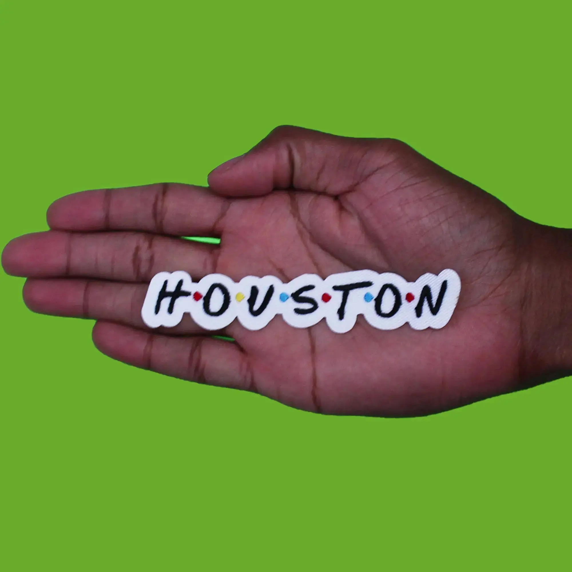 Houston Sitcom Parody Patch 90s TV Show Embroidered Iron On - Image 3
