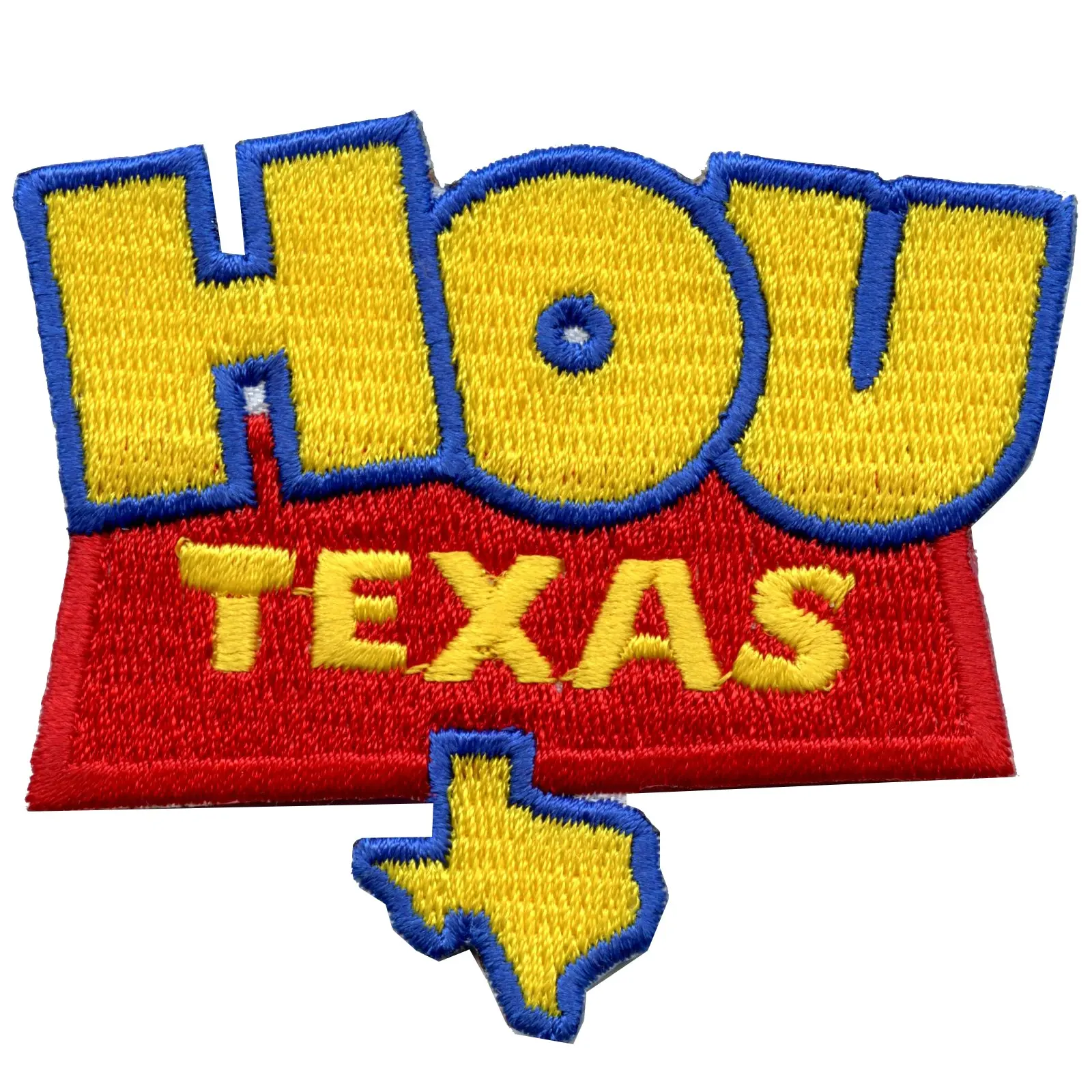Houston Texas 'HOU TEXAS' Movie Parody Embroidered Iron On Patch - Image 2