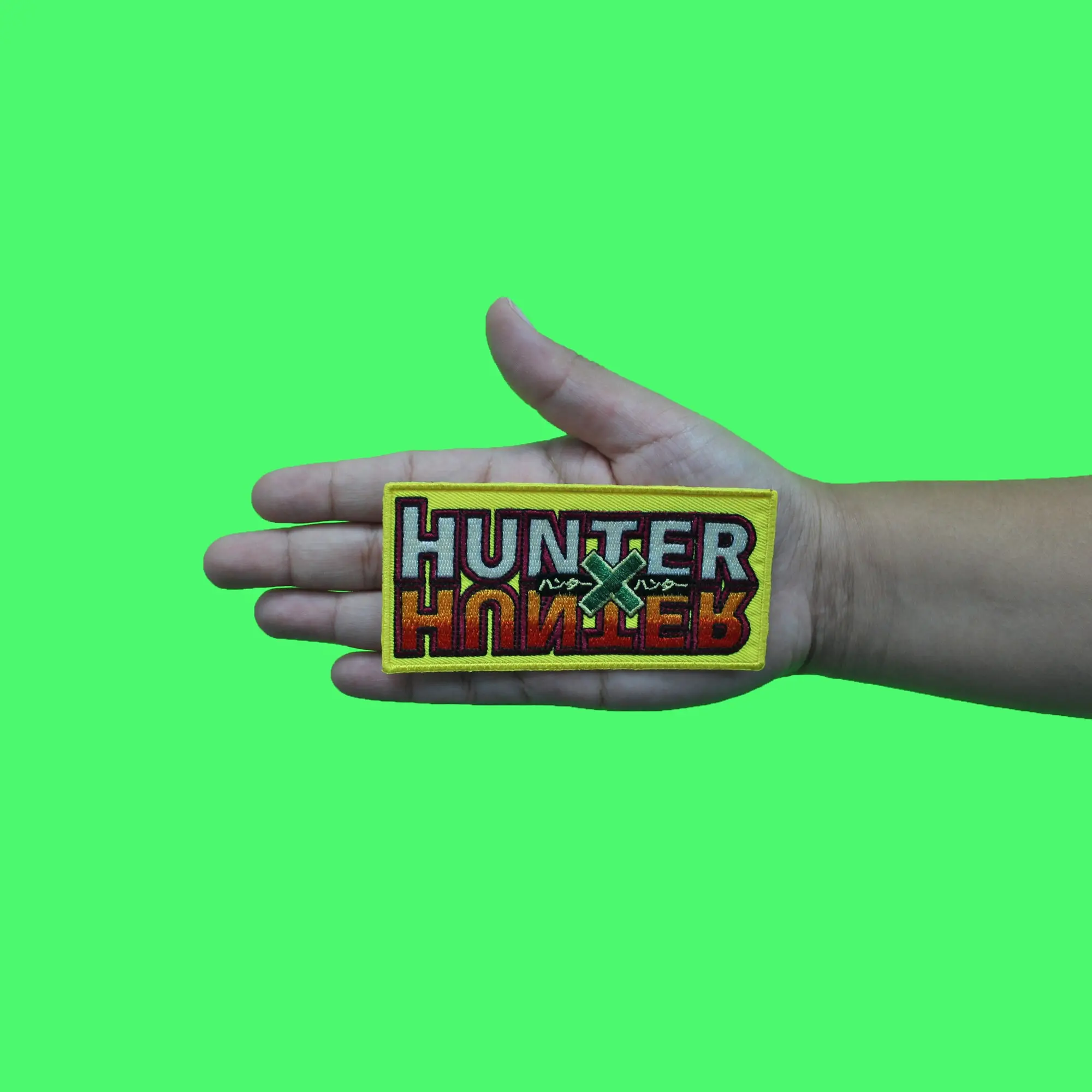 Hunter X Hunter Anime Name Logo Patch Embroidered Iron On - Image 3