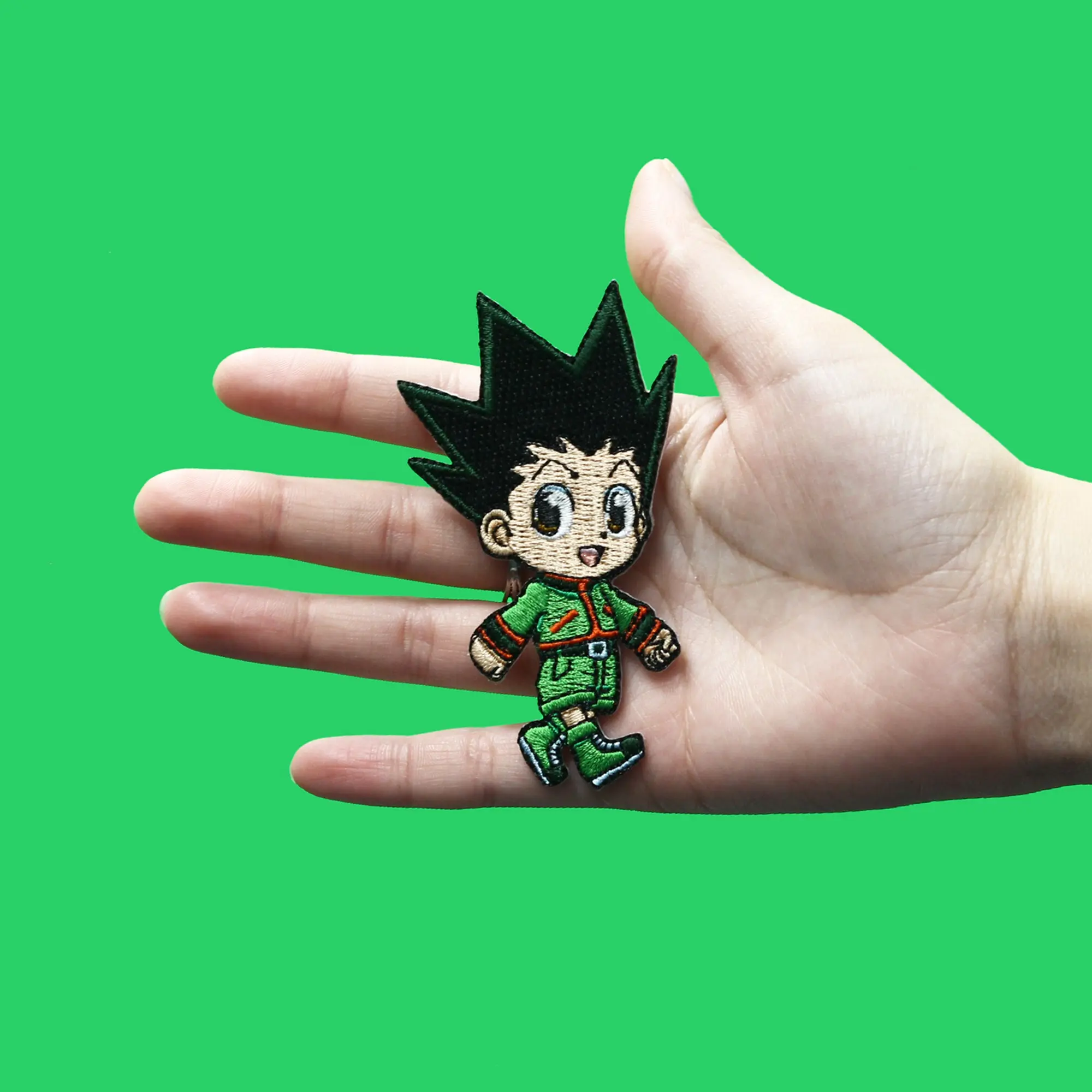 HunterXHunter Gon Walking Patch Full Body Pose Embroidered Iron On - Image 2