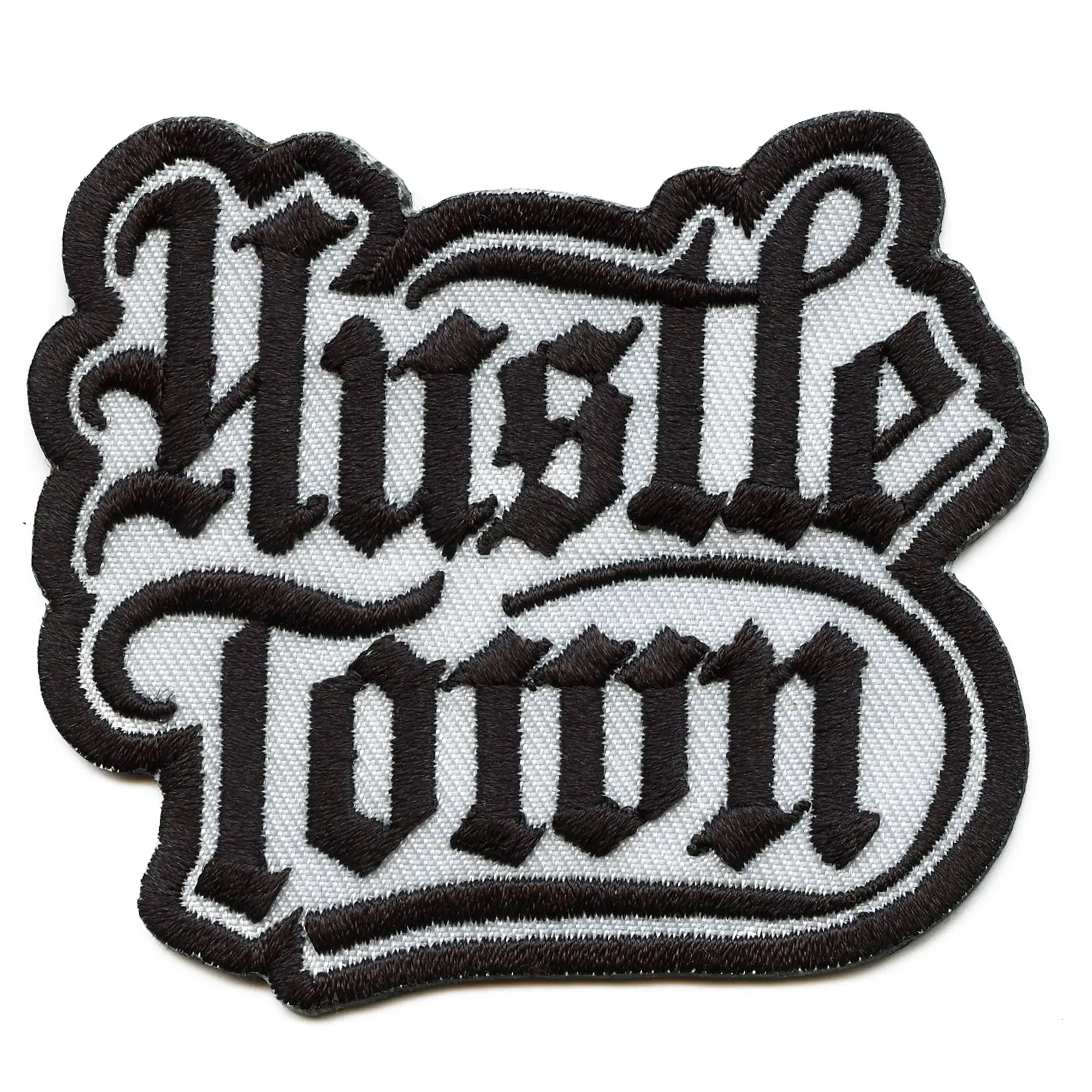Hustle Town Houston Patch City Motivation Money Embroidered Iron On - Image 2