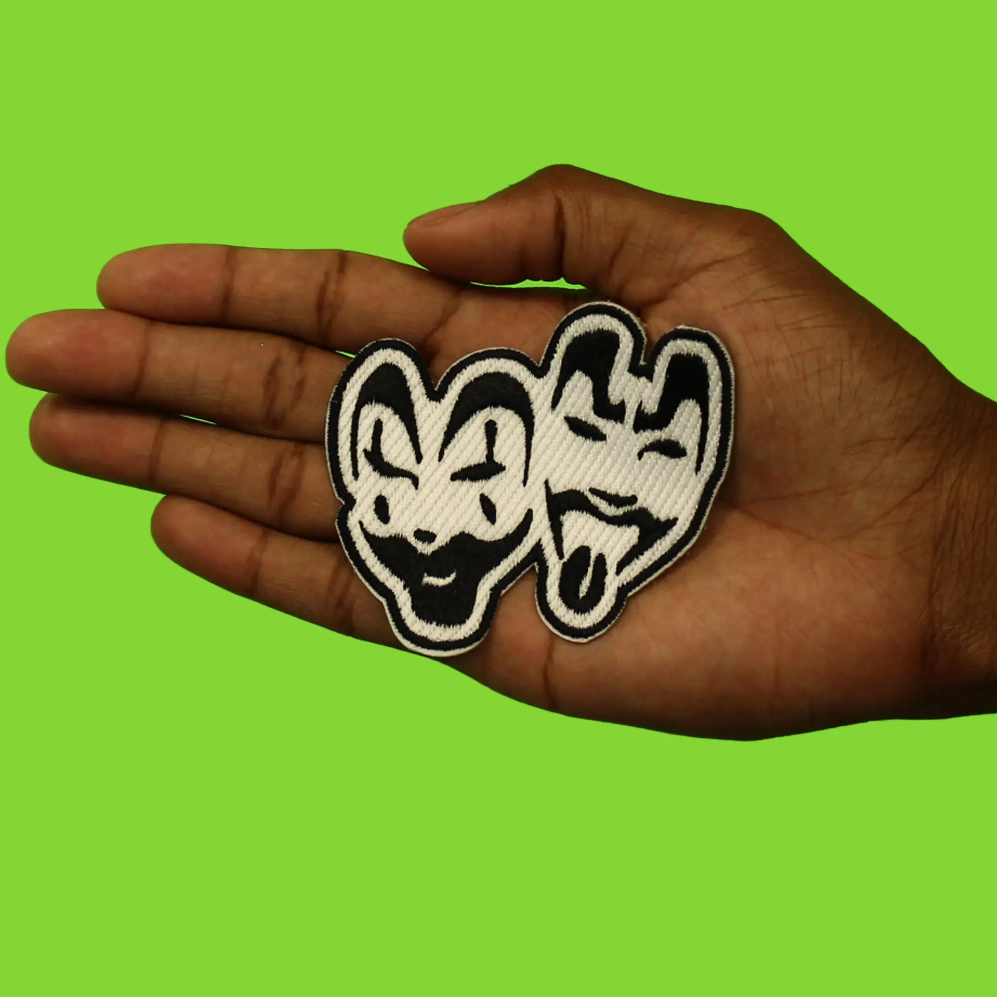 Clown Face Rappers Patch Hip Hop Music Embroidered Iron On - Image 2