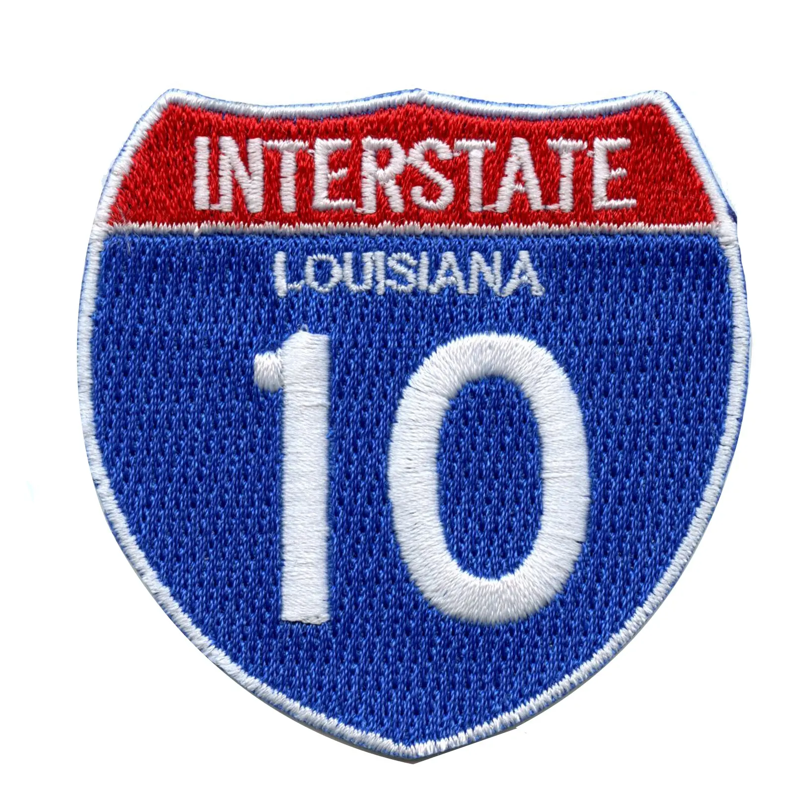 Interstate 10 I-10 Road Sign Embroidered Iron On Patch - Image 7