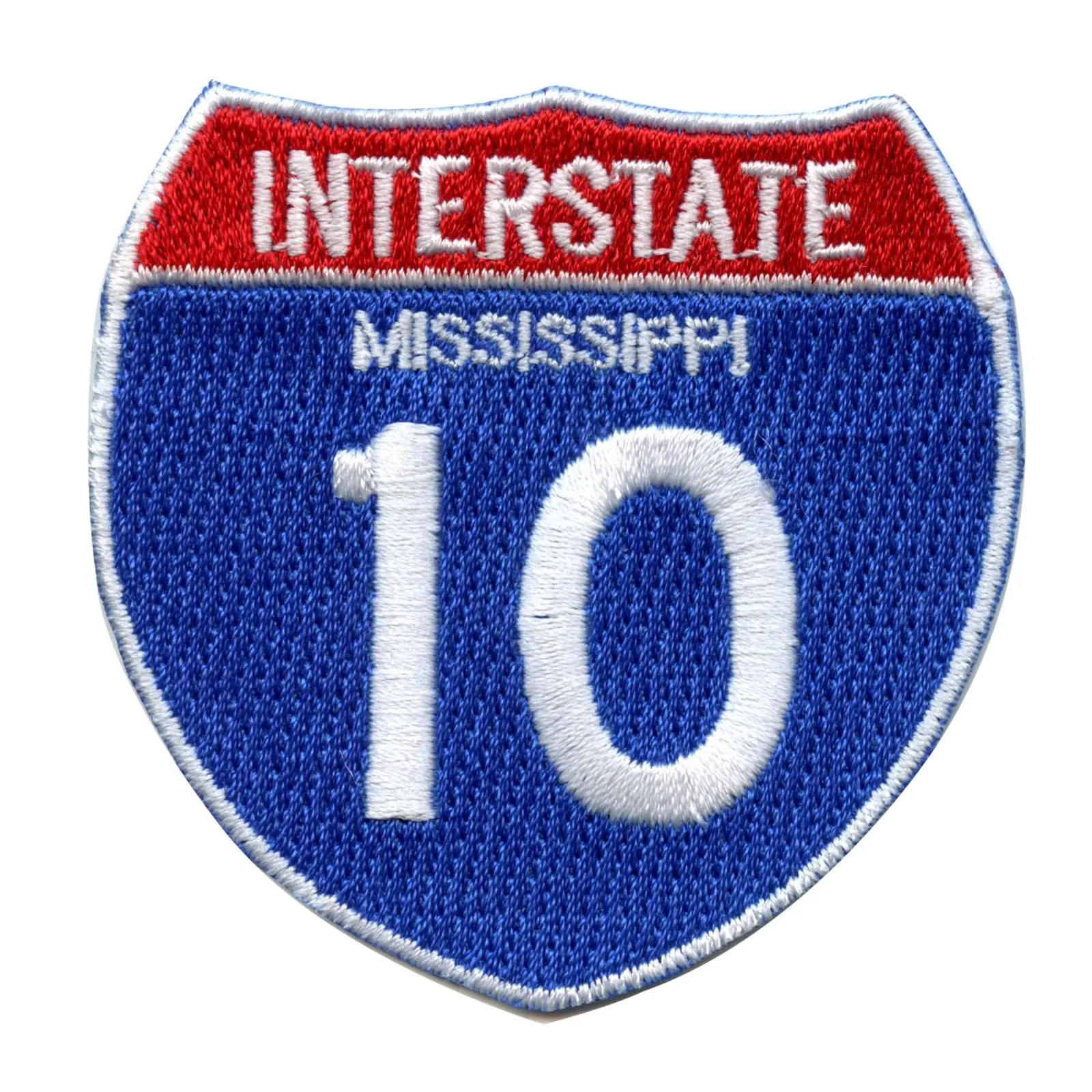 Interstate 10 I-10 Road Sign Embroidered Iron On Patch - Image 8