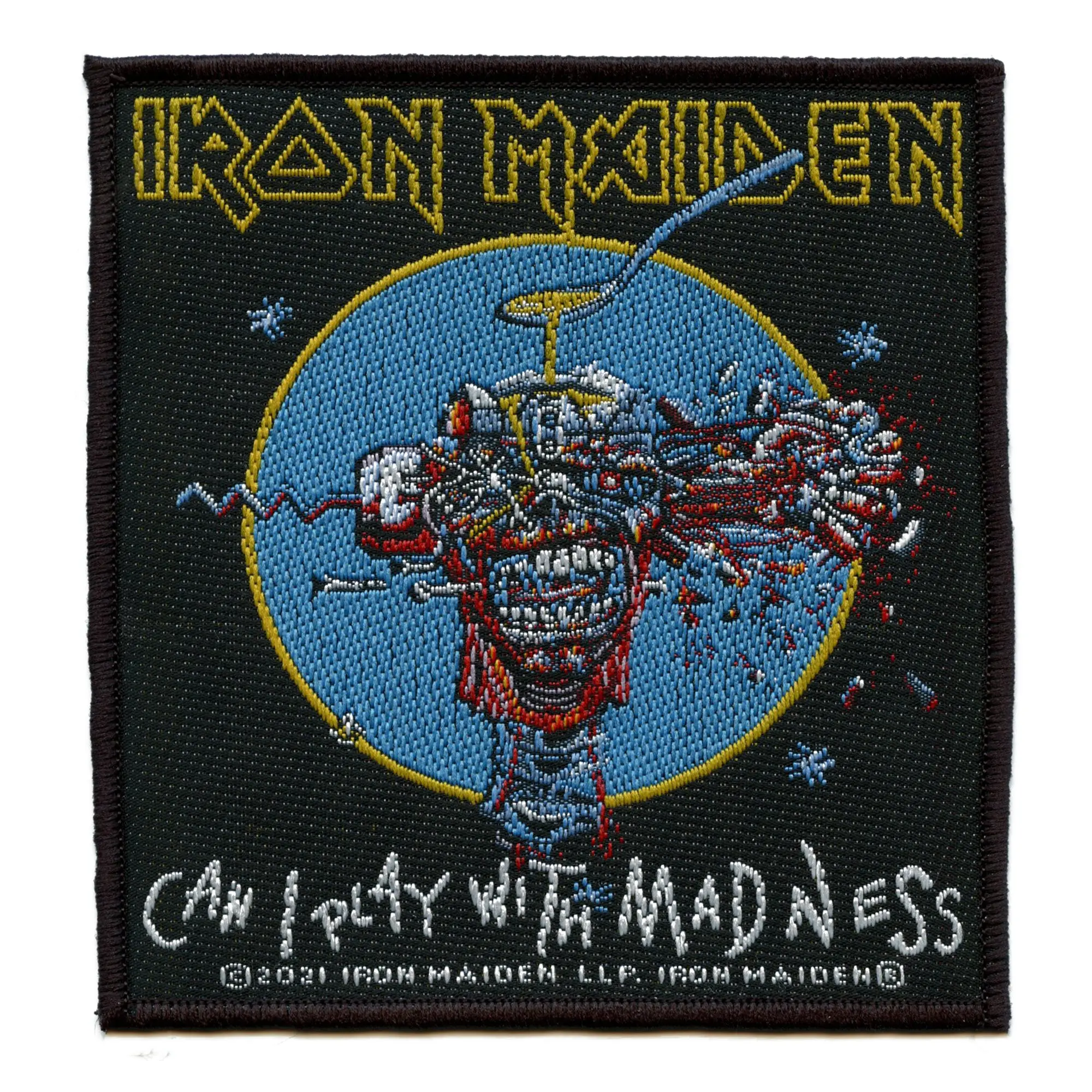 Iron Maiden Album Patch Can I Play With Madness Woven Sew On - Image 2