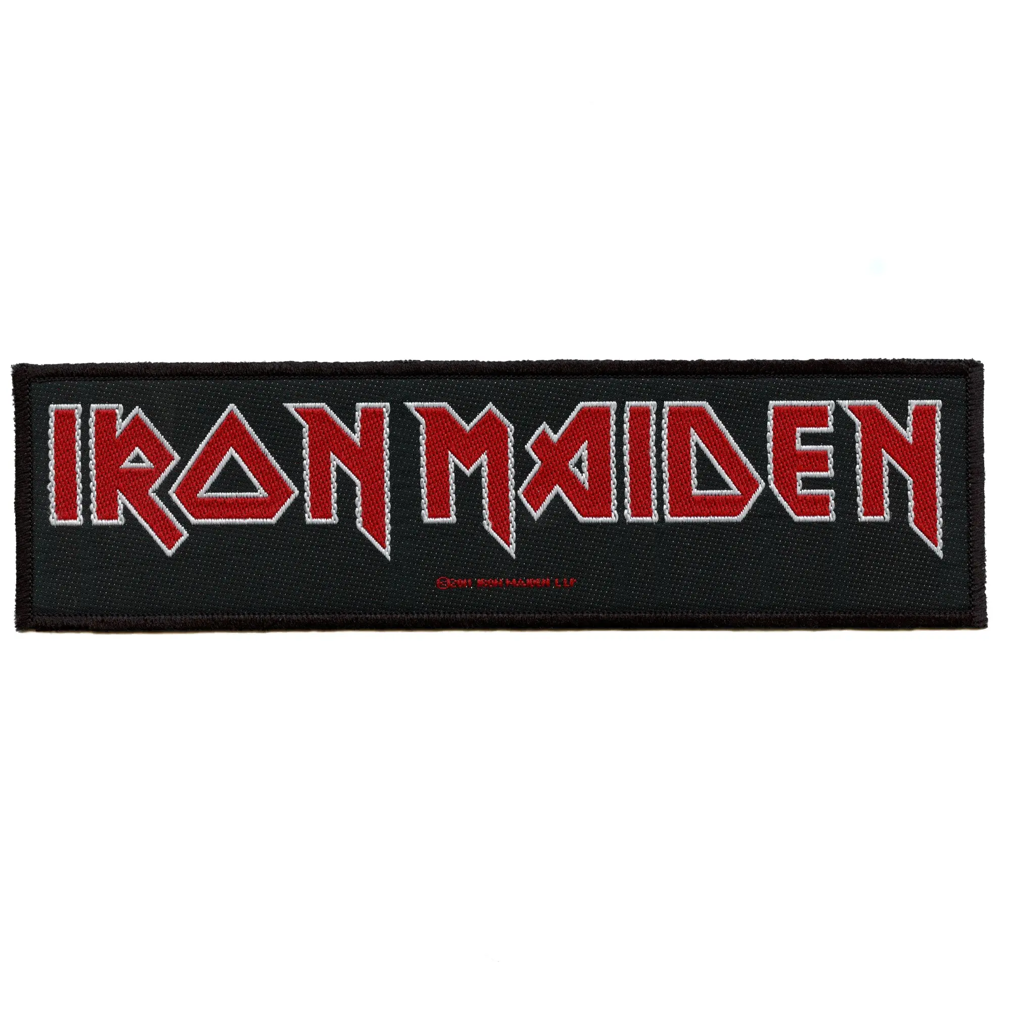 Iron Maiden England Strip Patch Heavy Metal Band Woven Sew On