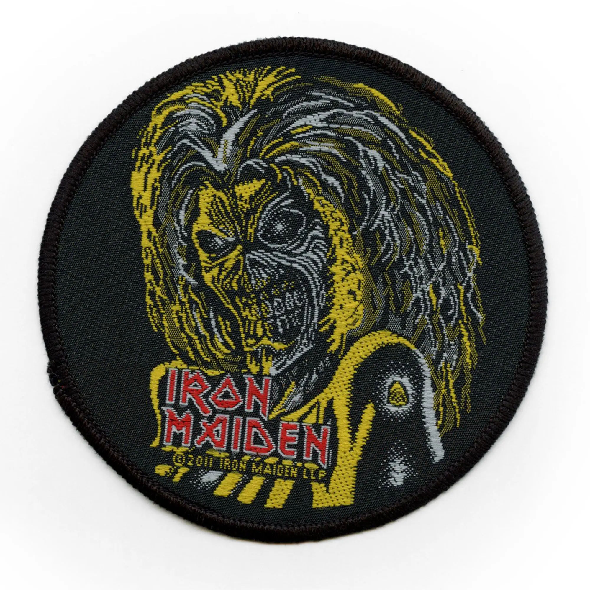 Iron Maiden Killer Face Patch Album Cover Round Woven Sew On
