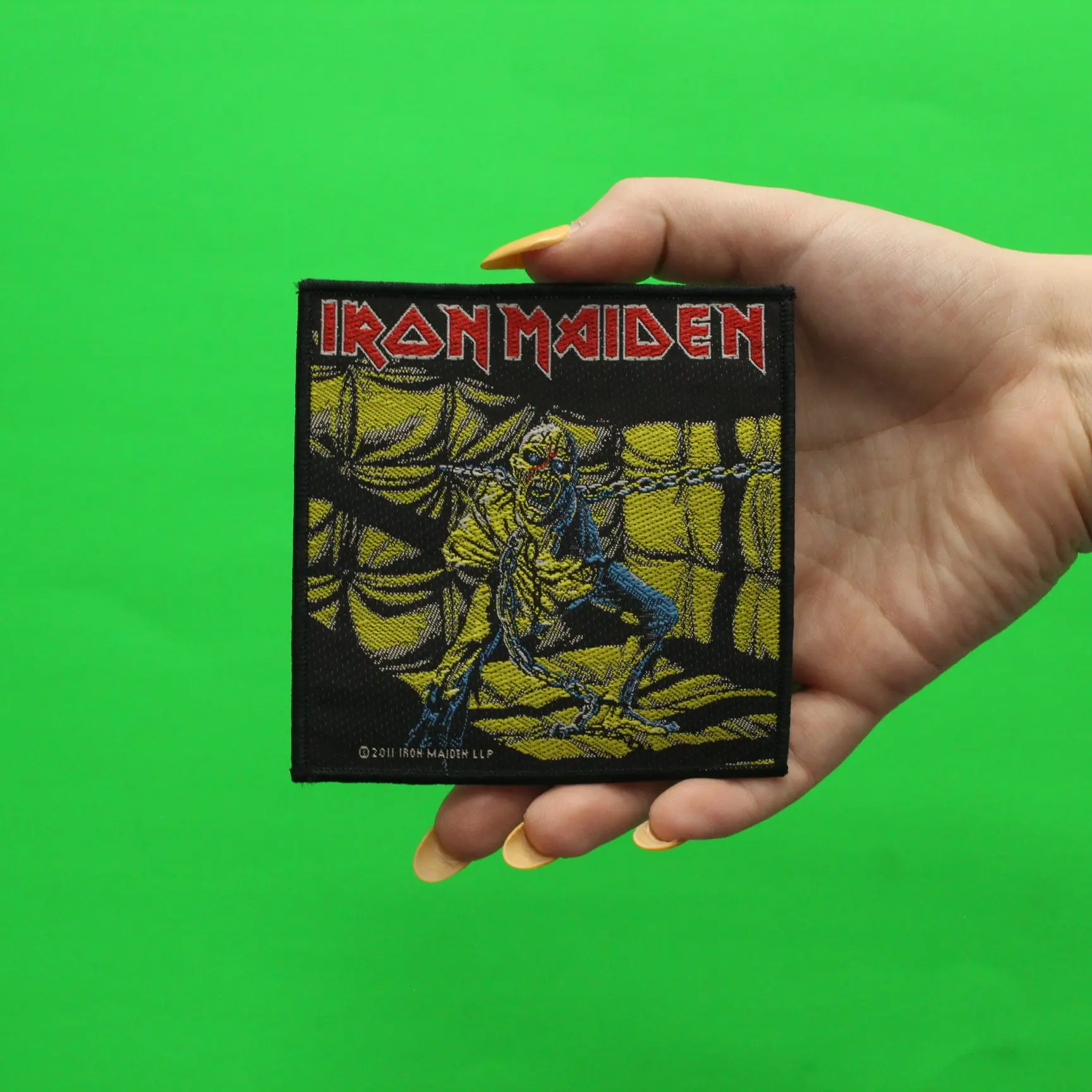 Iron Maiden Piece Of Mind Patch Heavy Metal Band Woven Sew On - Image 2