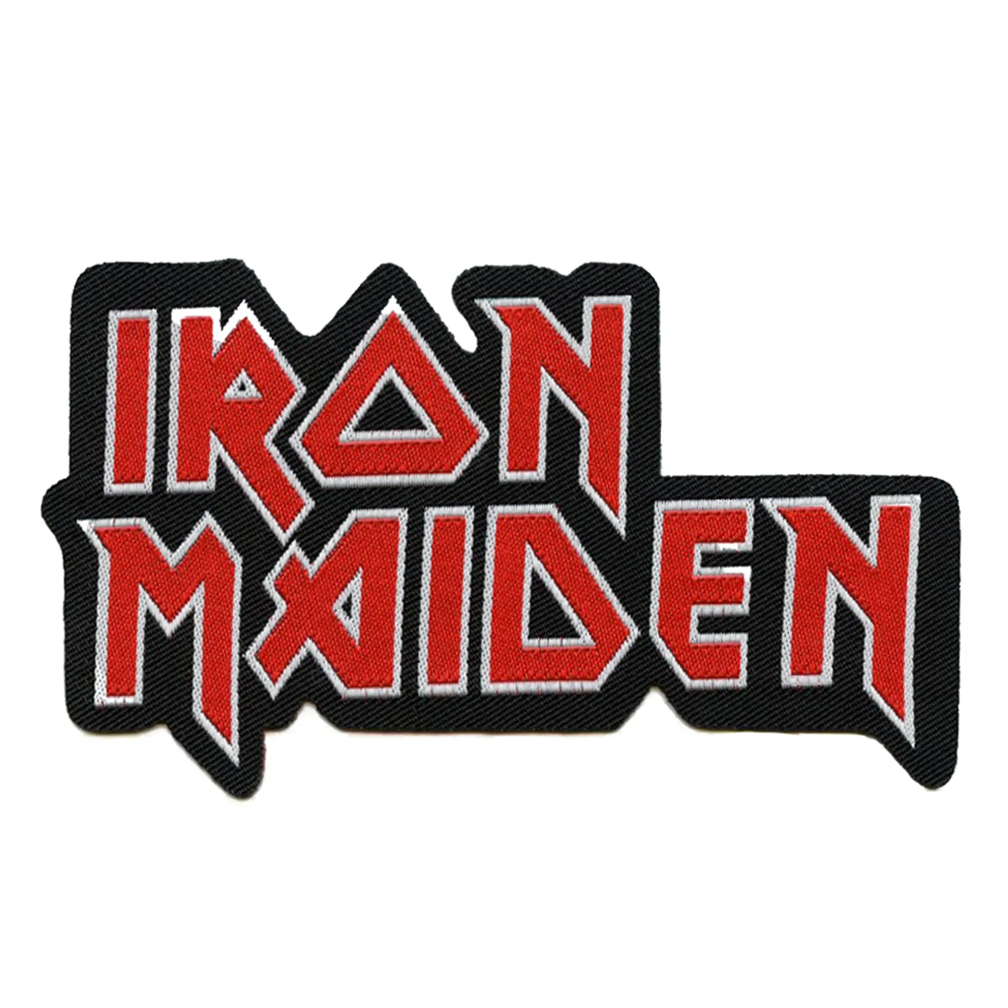 Iron Maiden Stacked Patch Iconic Name Logo Woven Sew On