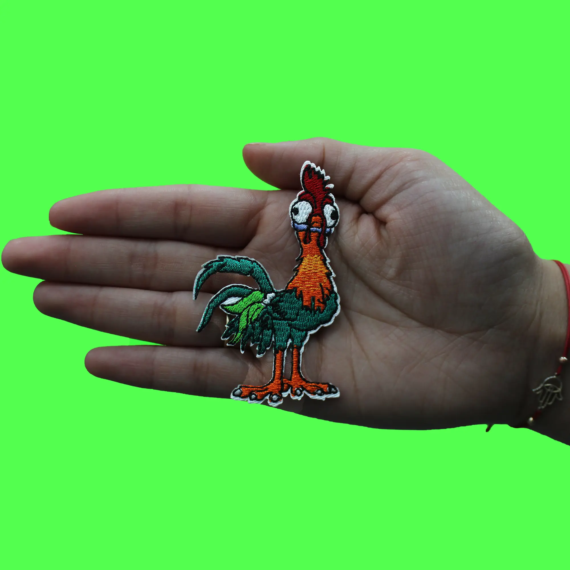Island Princess Chicken Patch Heihei Kids Movie Embroidered Iron On - Image 2