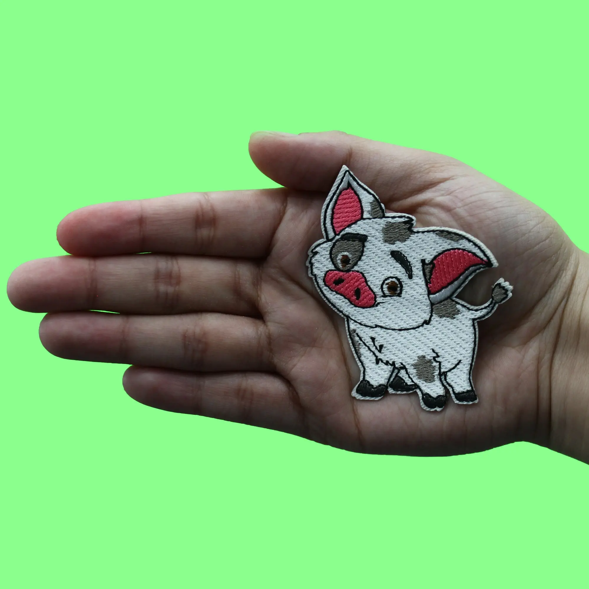 Island Princess Pig Patch Pua Ocean Movie Embroidered Iron On - Image 2