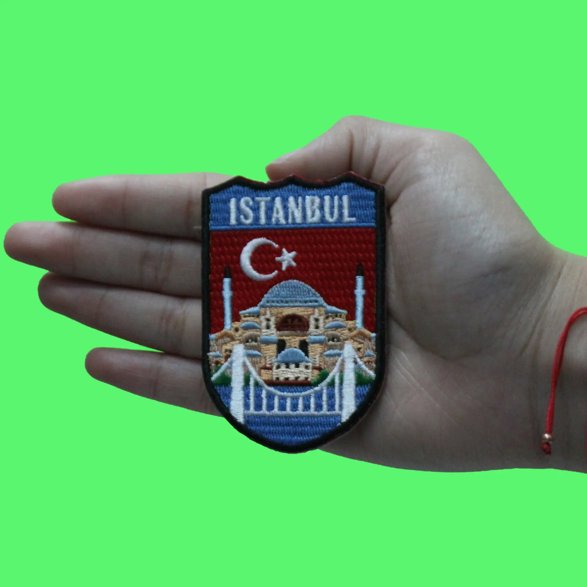 Istanbul Türkiye Shield Patch City Souvenir Travel Embroidered Iron On - Image 2