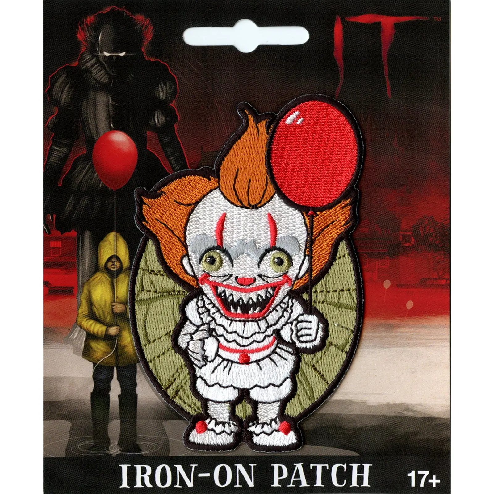 IT Pennywise with Balloon Embroidered Patch - Image 2