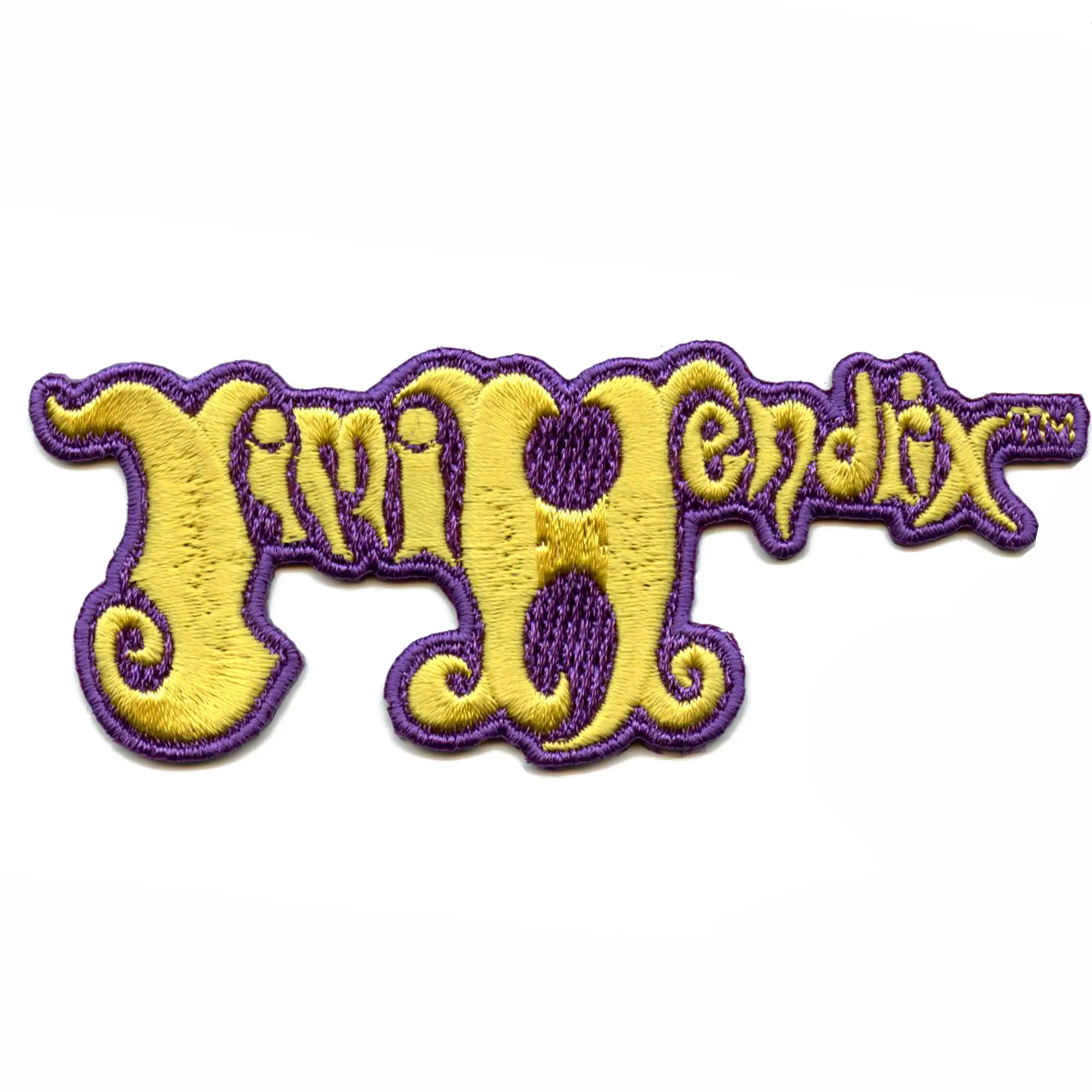 Jimi Hendrix Name Logo Patch American Songwriter Embroidered Iron On