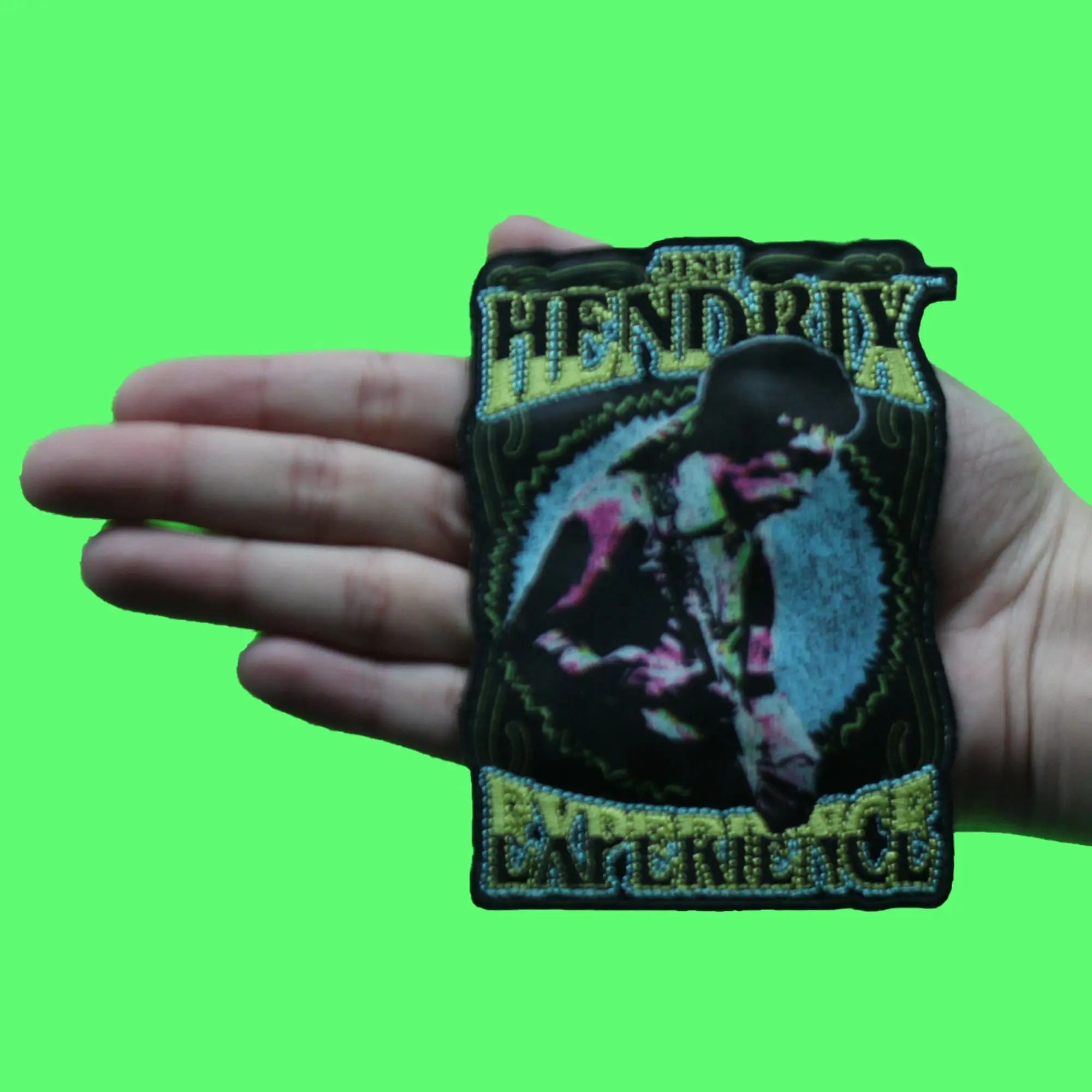 Jimi Hendrix Winterland Patch Popular Rock Music Sublimated Embroidered Iron On - Image 2