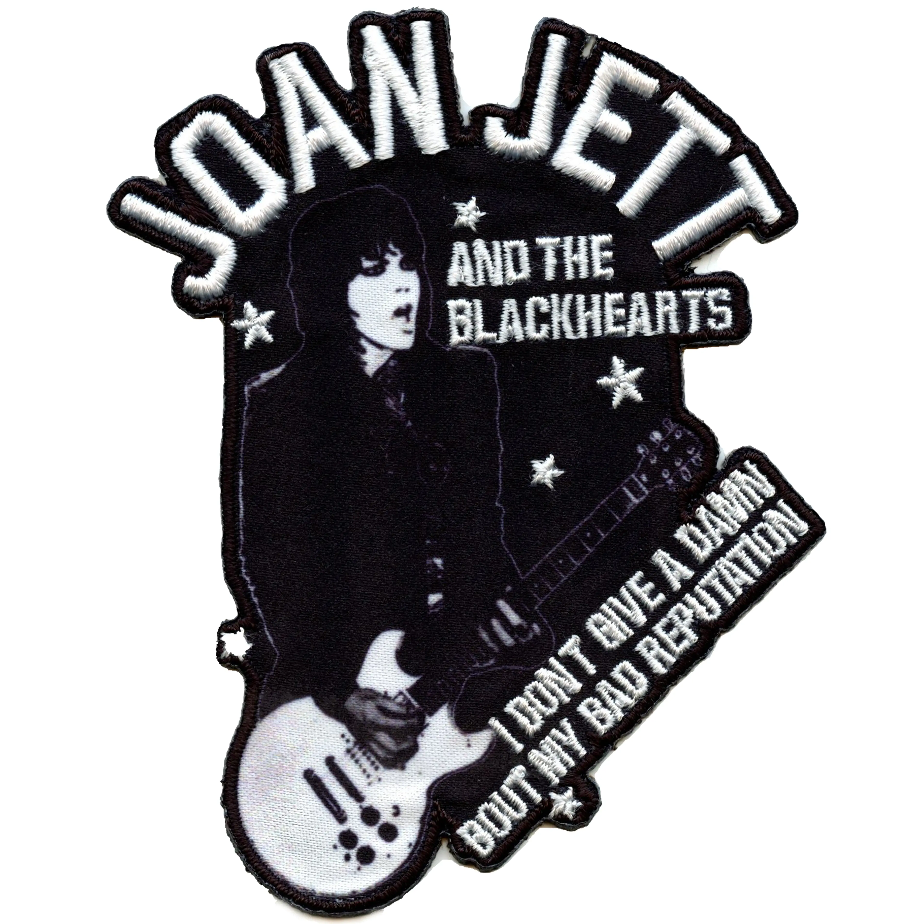 Joan Jett & the Blackhearts Patch Rock Bad Reputation Embroidered Iron On