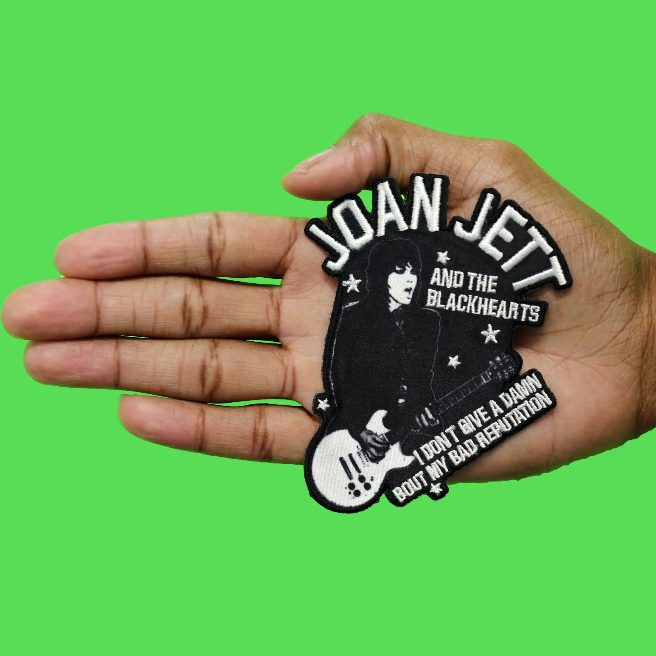 Joan Jett & the Blackhearts Patch Rock Bad Reputation Embroidered Iron On - Image 2