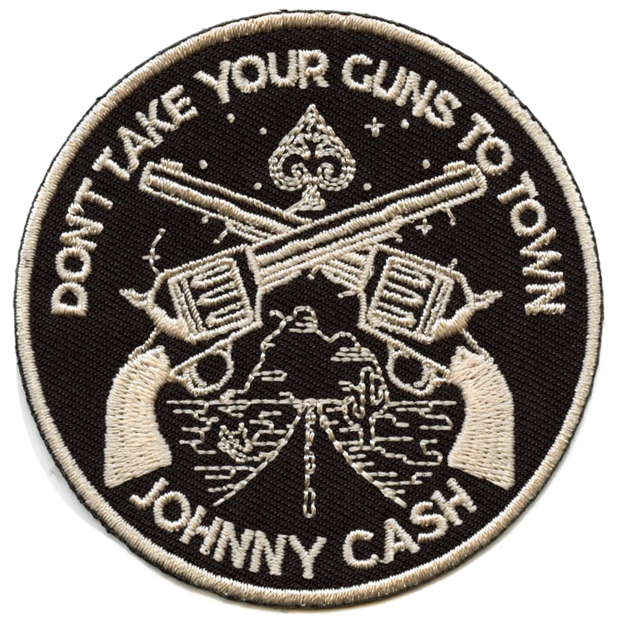 Johnny Cash Don't Take Your Guns To Town Patch Country Icon Legend Embroidered Iron On