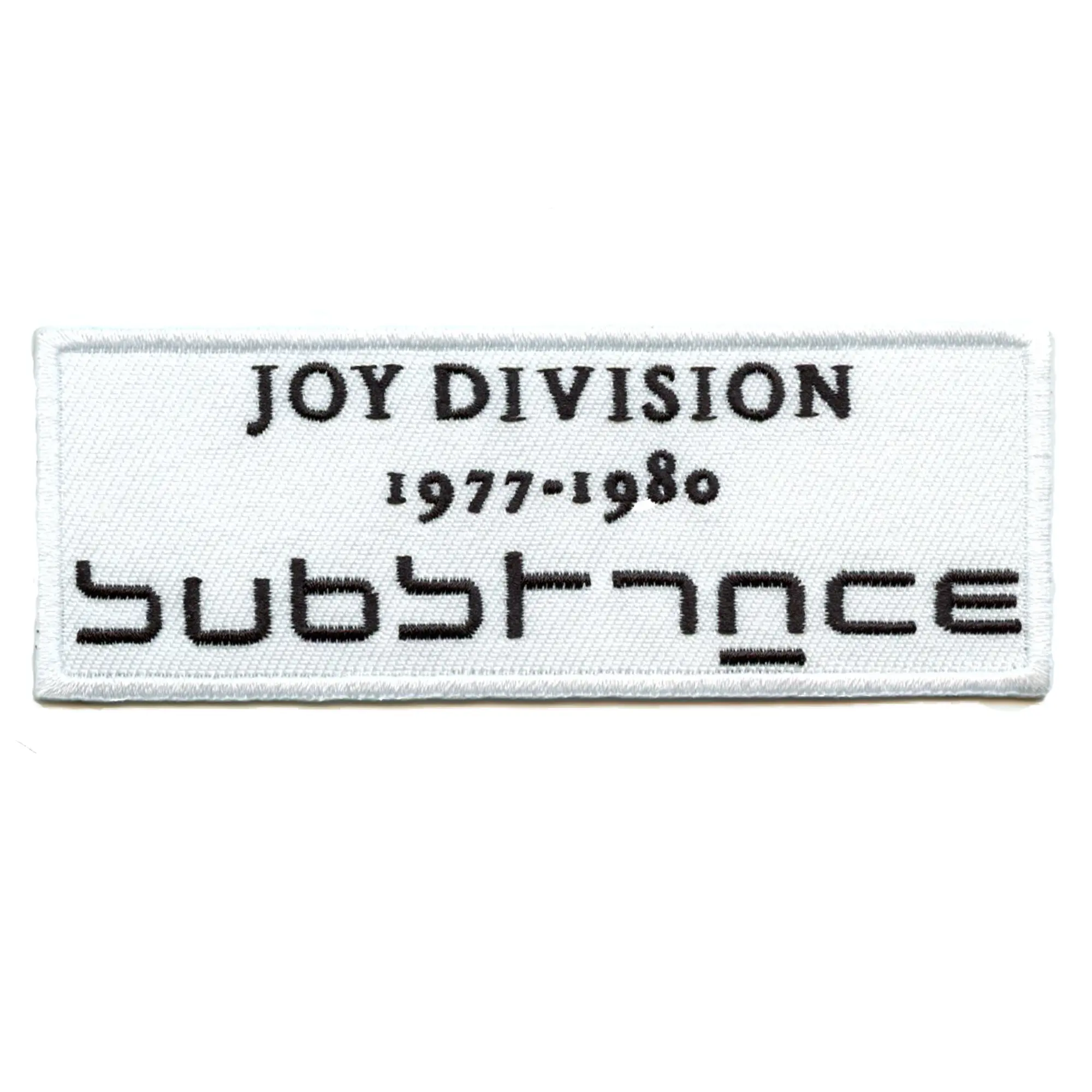 Joy Division Rock Patch Substance 1977-80 Embroidered Iron On